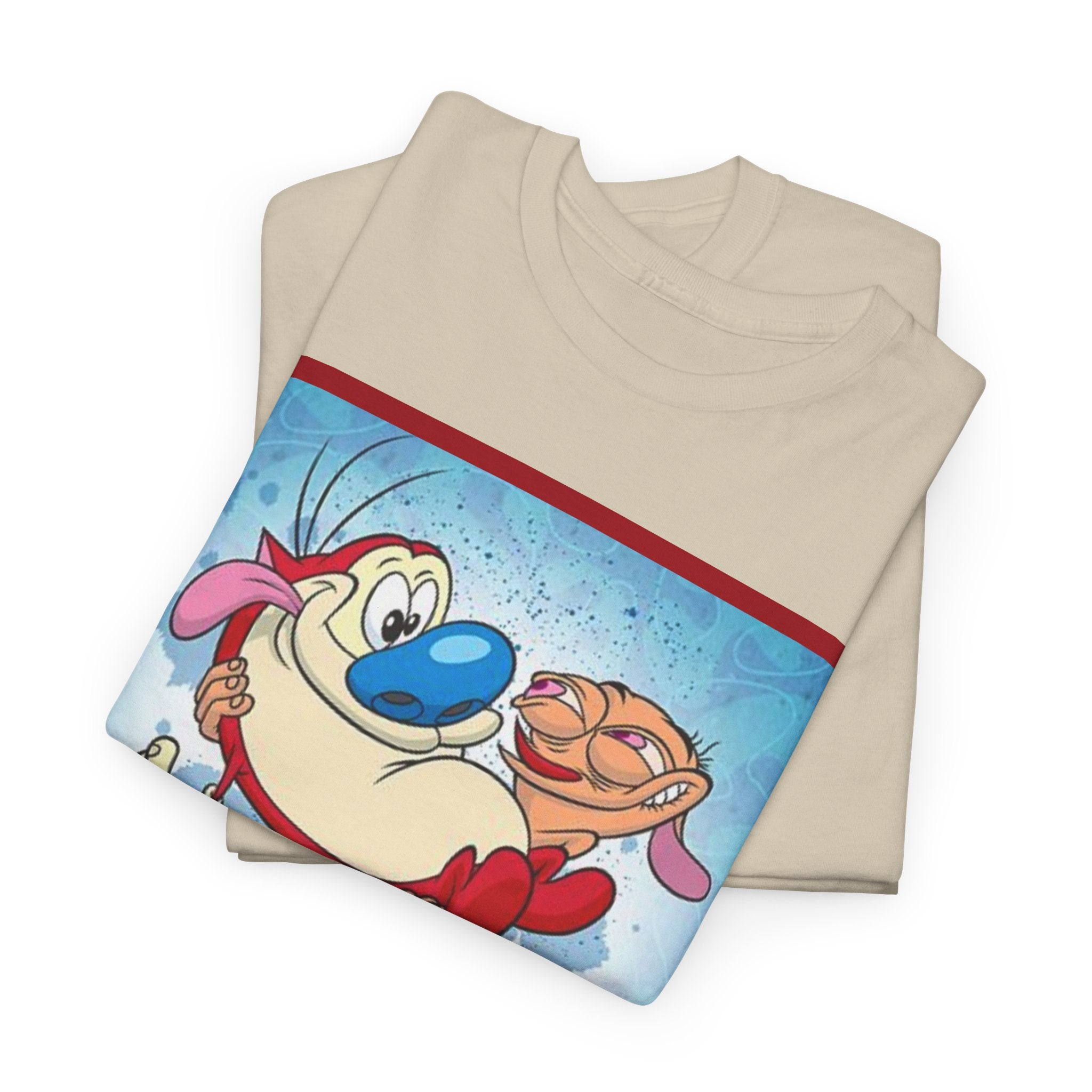 Ren & Stimpy Graphic Tee — Retro Nickelodeon Cartoon T-Shirt