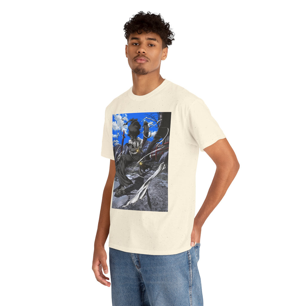 Afro Samurai Graphic Tee — Anime Streetwear T‑Shirt