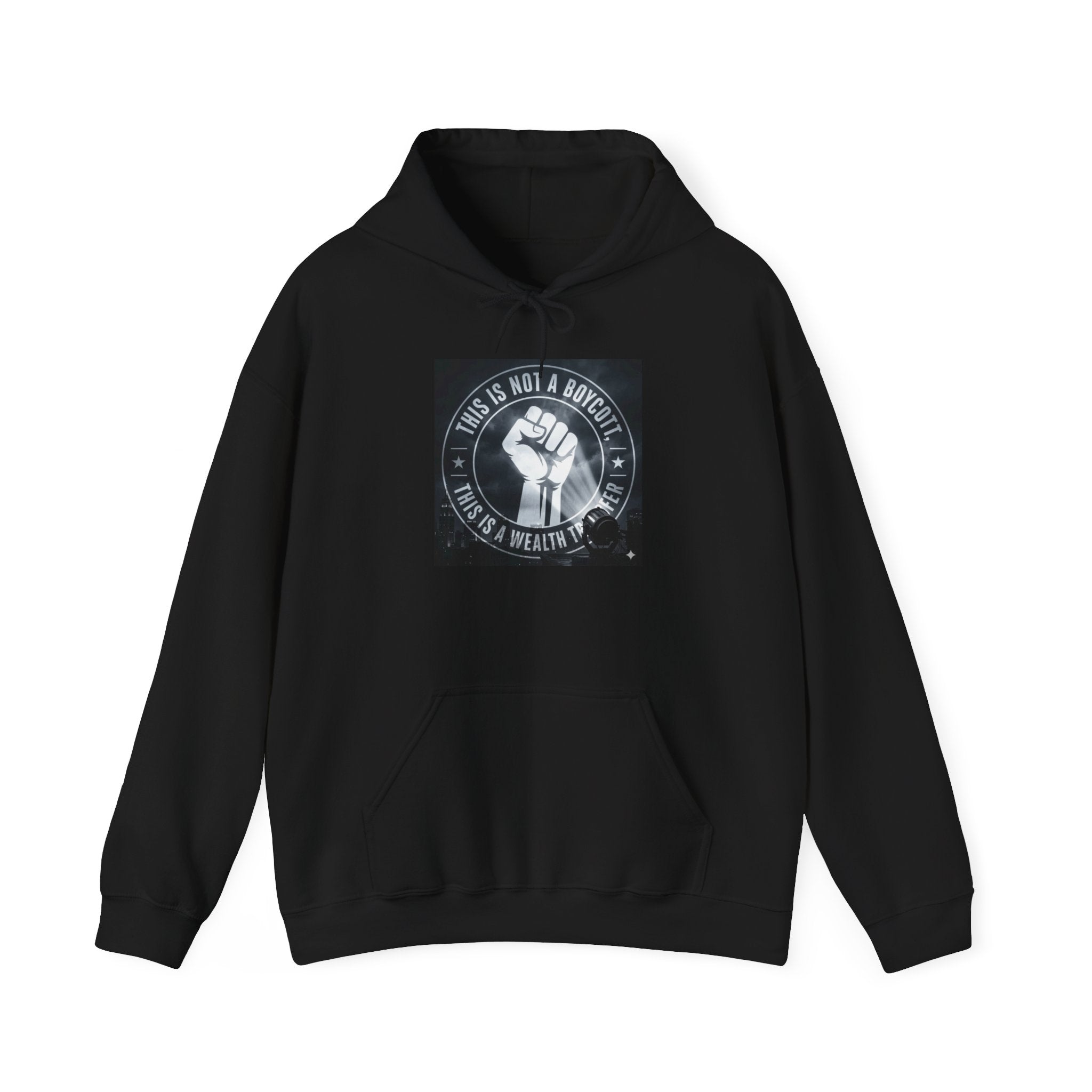 Hoodie — "This Is Not a Moment" Raised Fist Social Justice Pullover