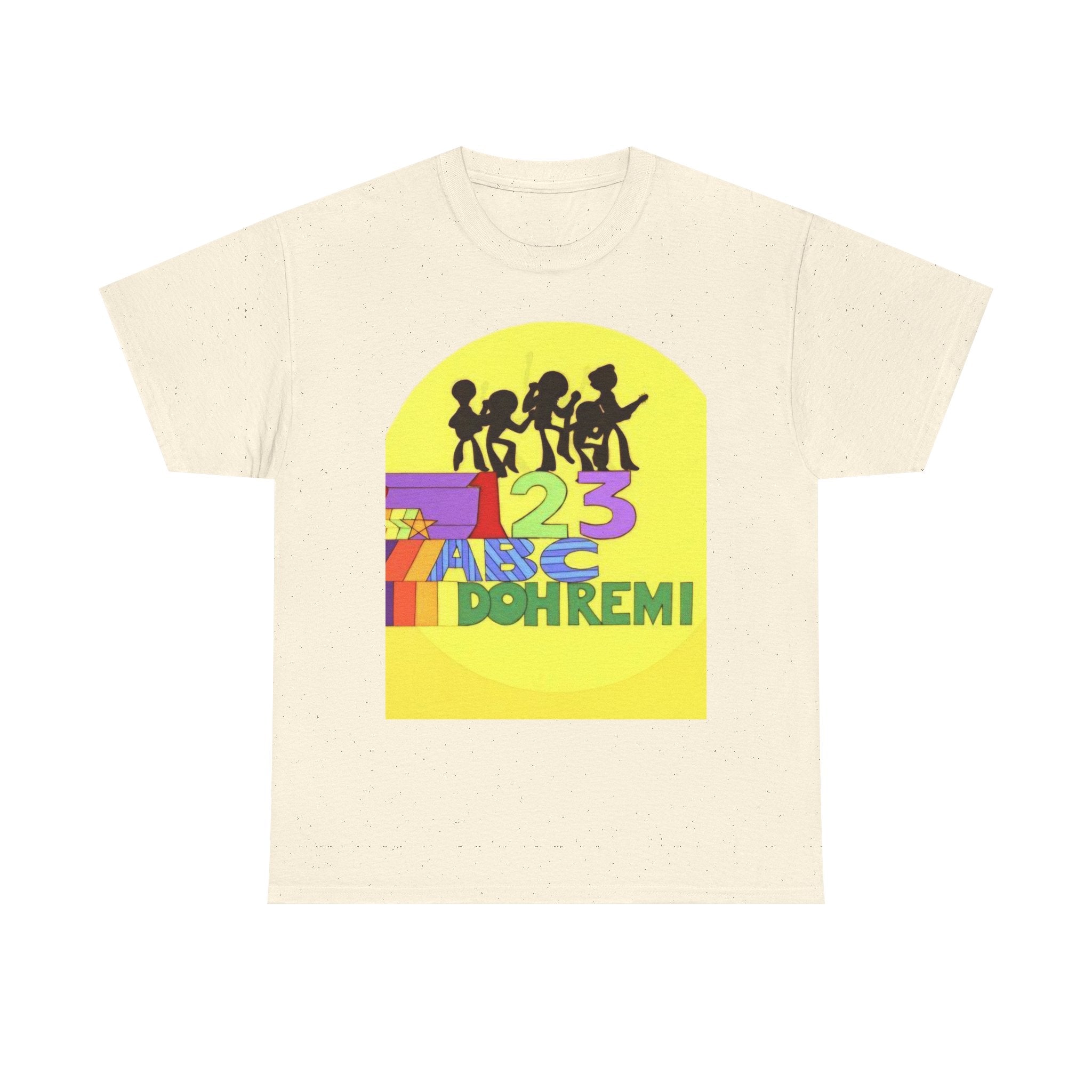ABC 123 Kids Music Tee — Colorful Educational Rhythm Shirt