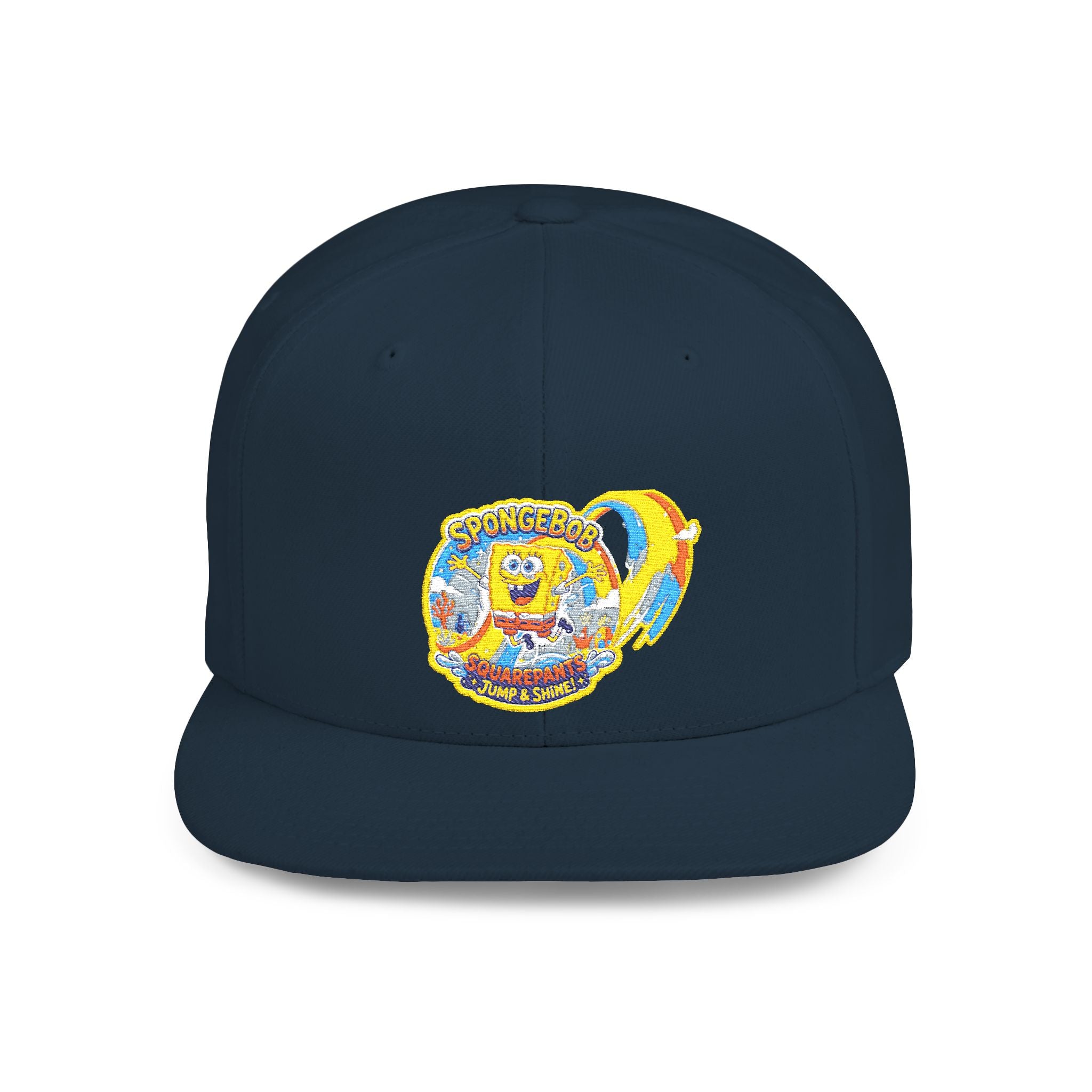 SpongeBob 'Jump & Shine' Royal Blue Flat Bill Snapback