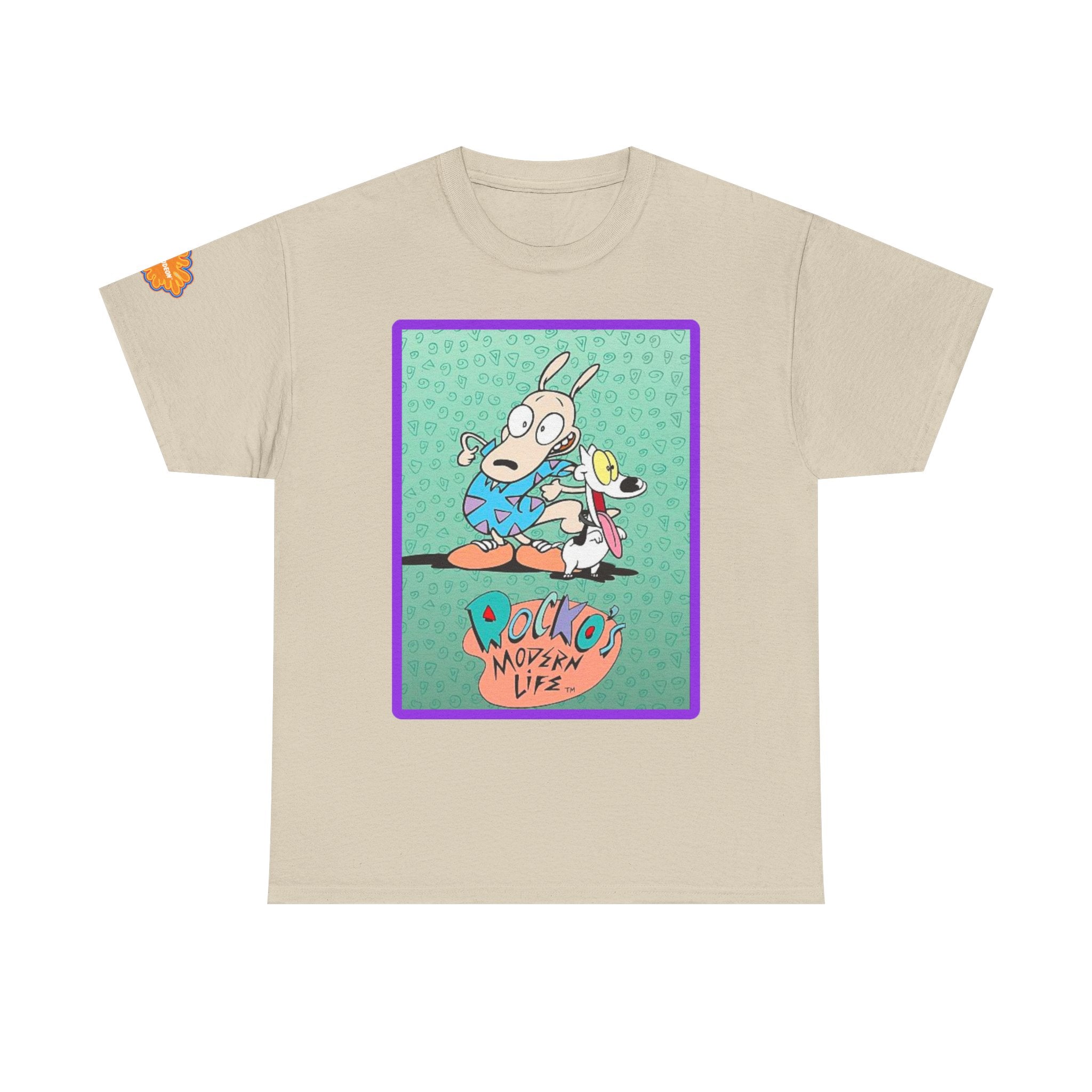 Rocko's Modern Life Cartoon Tee — Retro 90s Nicktoons Graphic T-Shirt