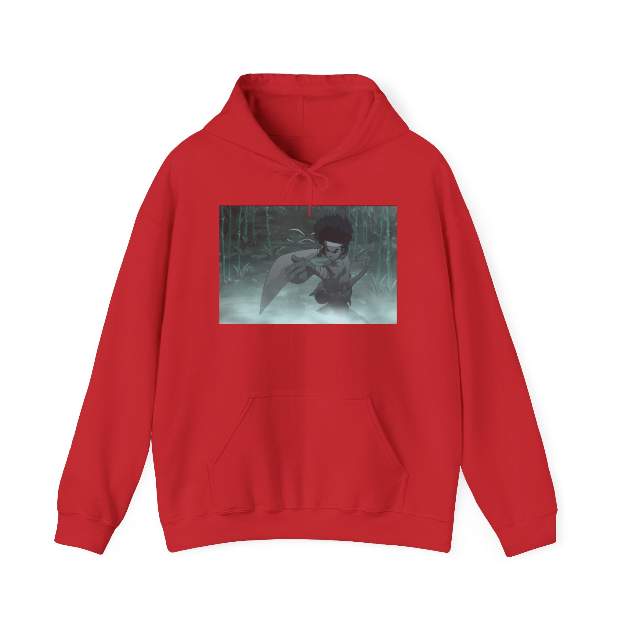 Moody Forest Angel Hoodie — Ethereal Wings Graphic Sweatshirt