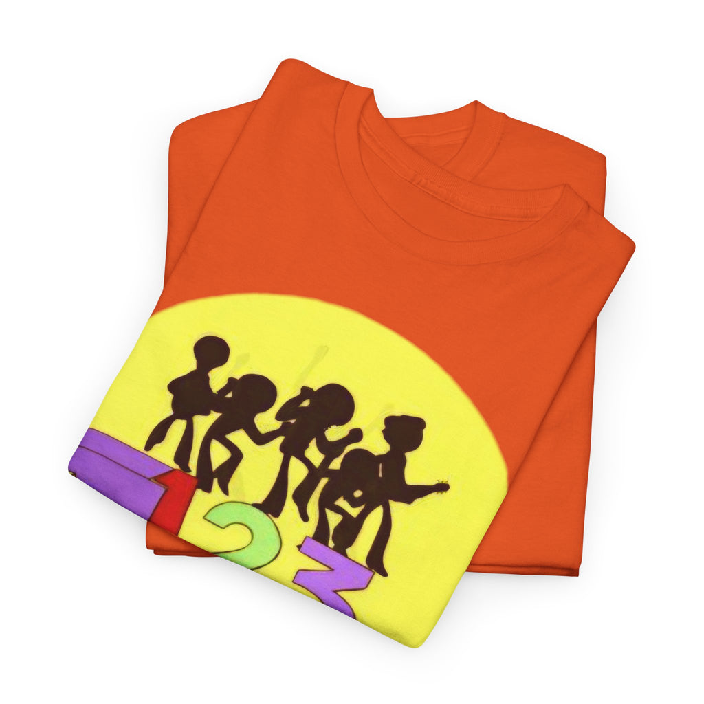 ABC 123 Kids Music Tee — Colorful Educational Rhythm Shirt