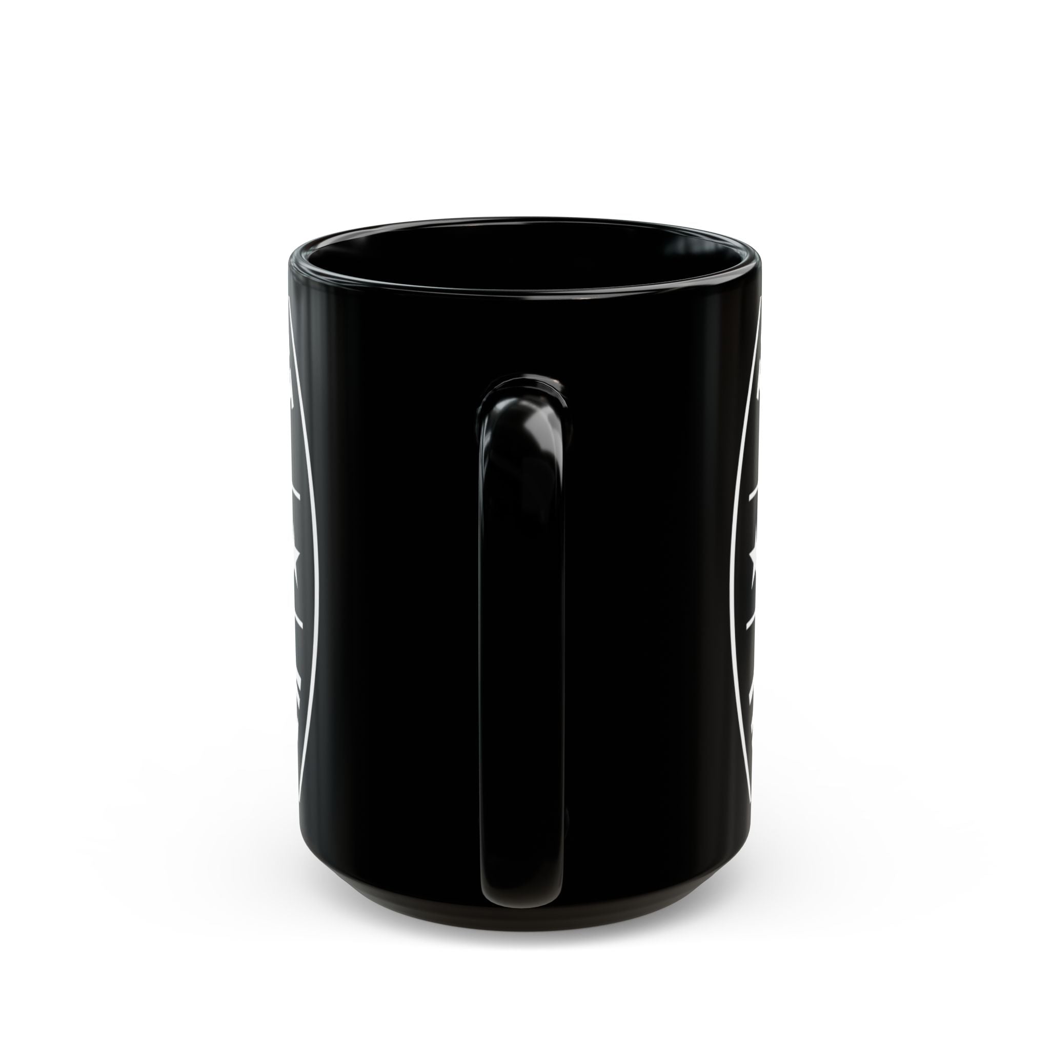 Solidarity Fist Mug — Black Coffee Cup with Raised Fist Design
