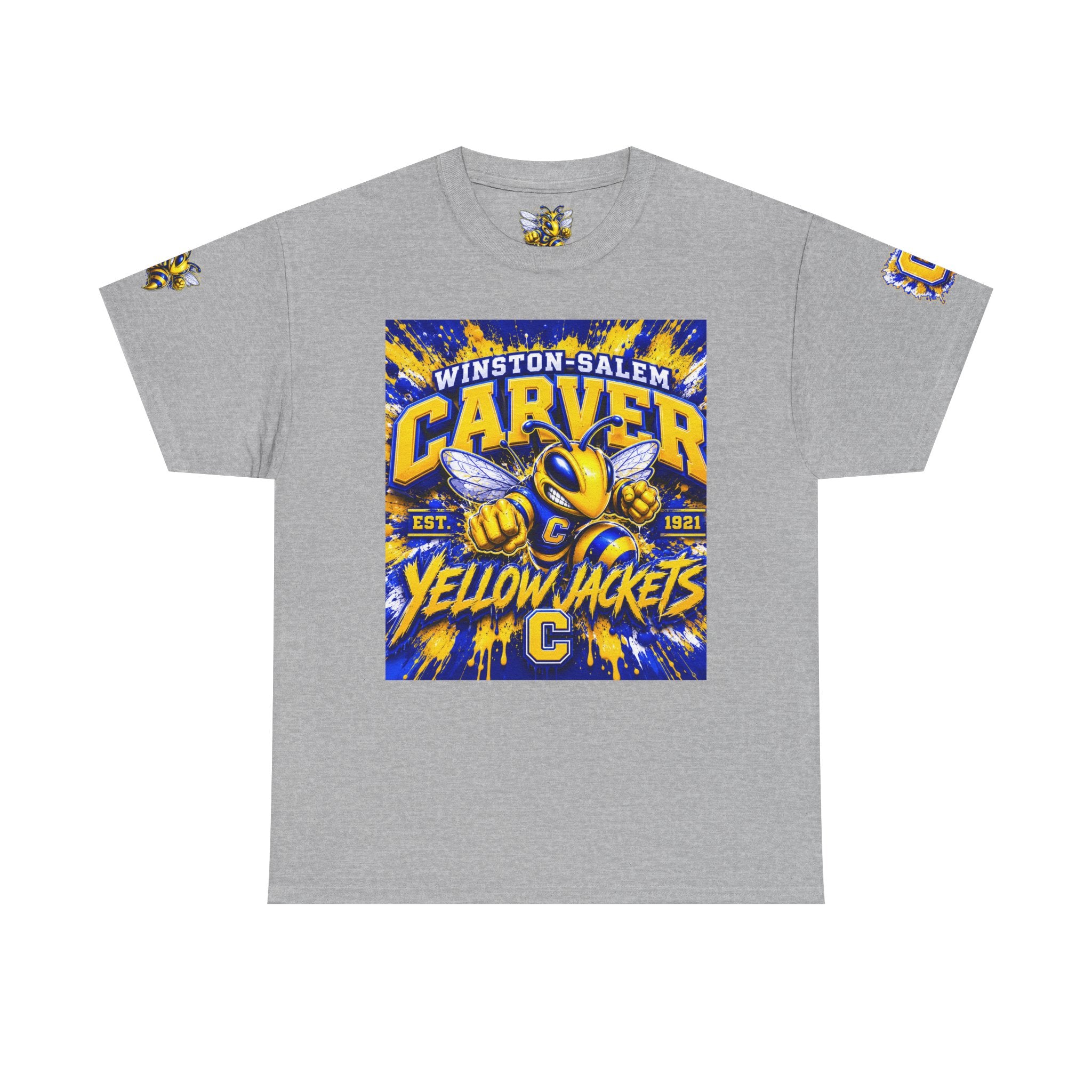 Carver Yellow Jackets T-Shirt — Winston-Salem High School Mascot Tee