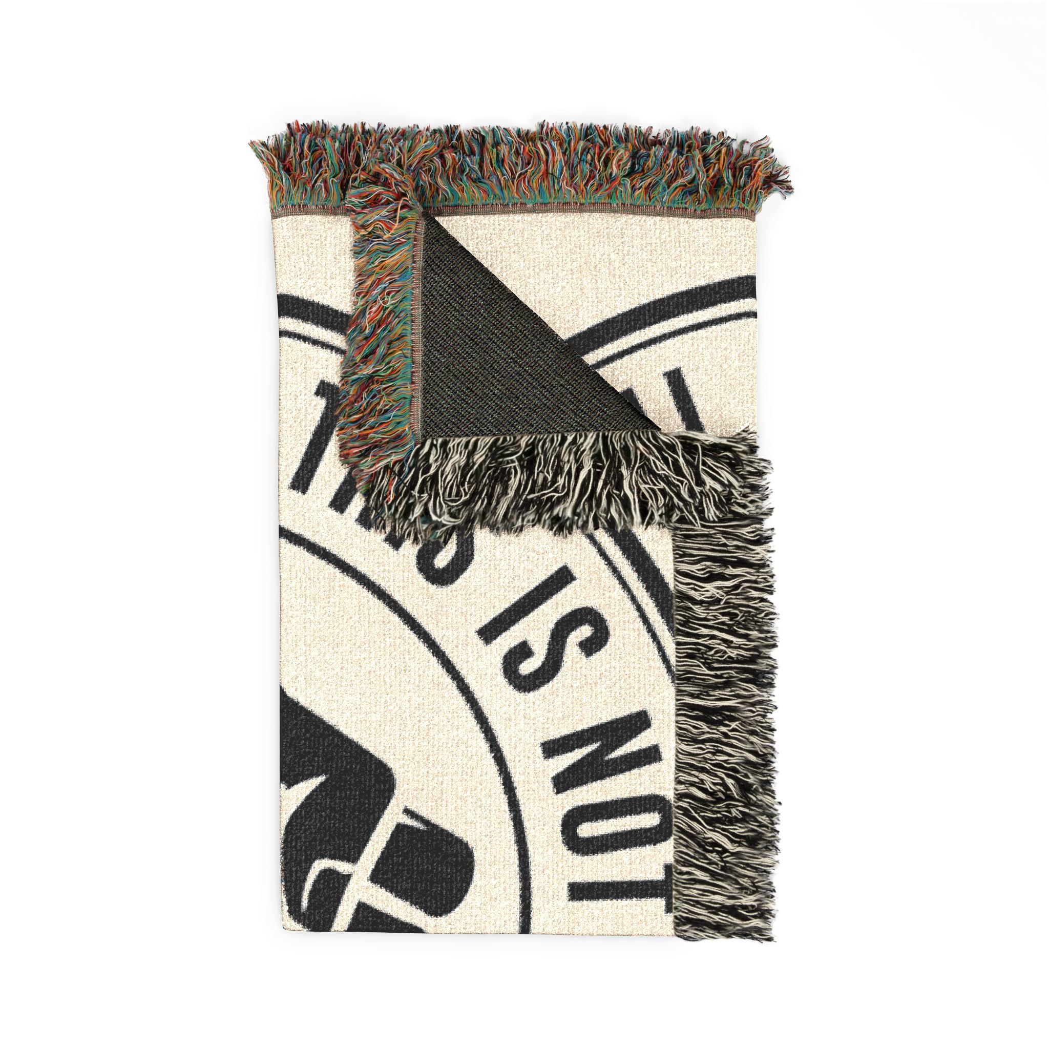 Copy of Woven Blanket — "This Is Not A Boycott, This Is A Wealth Transfer" Statement Throw