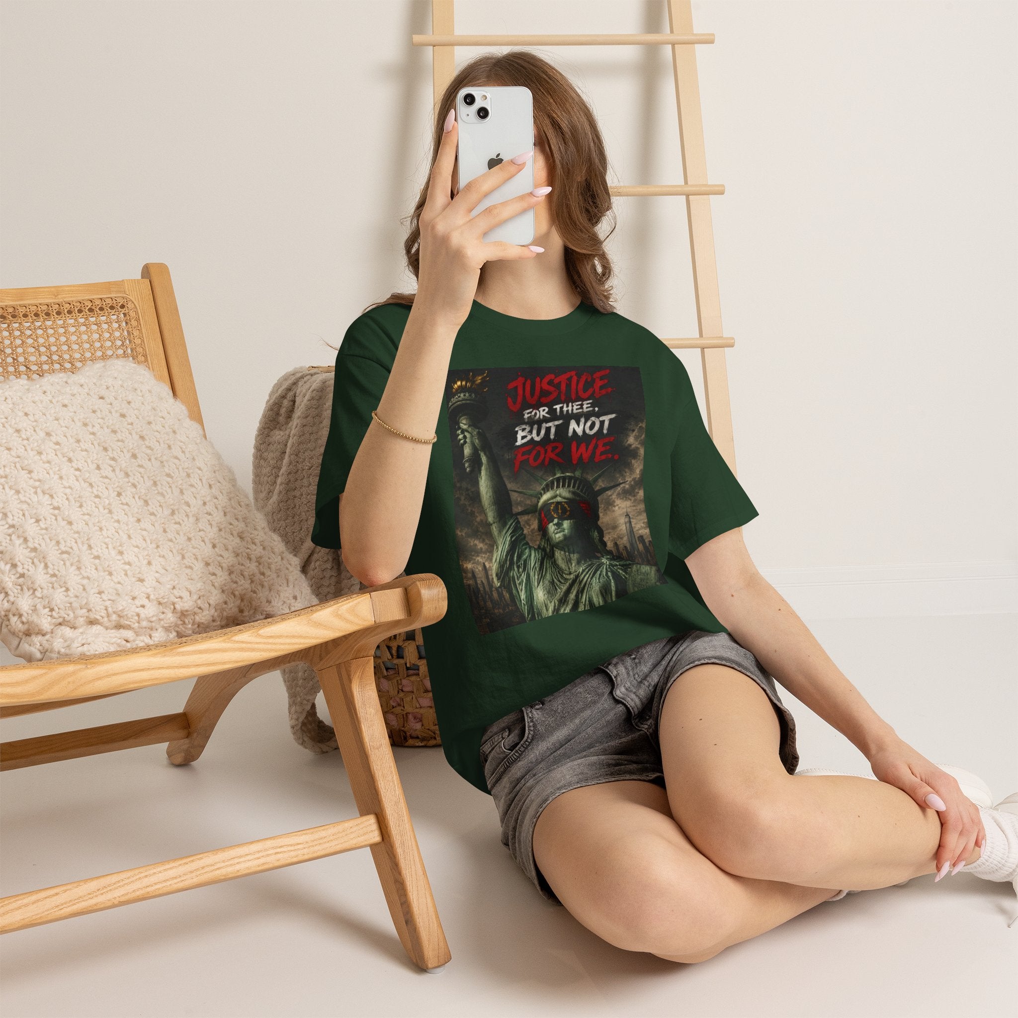 Protest Justice T-Shirt — “Justice For Thee, But Not For We” Graphic Tee