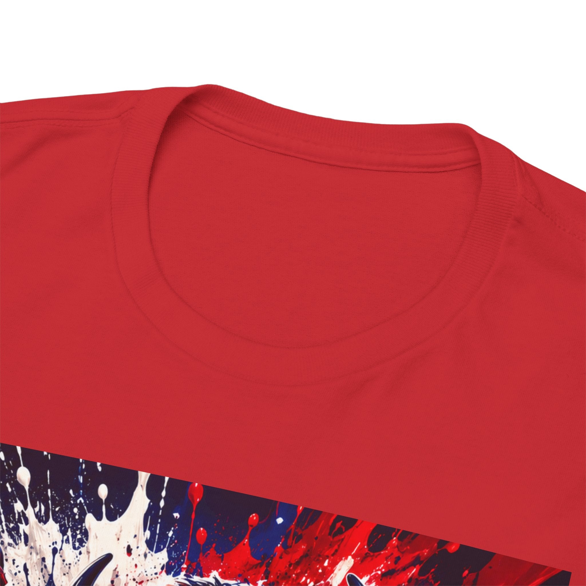Howard University Buffalo Spirit Tee — HU Bison Red & Blue Campus Shirt