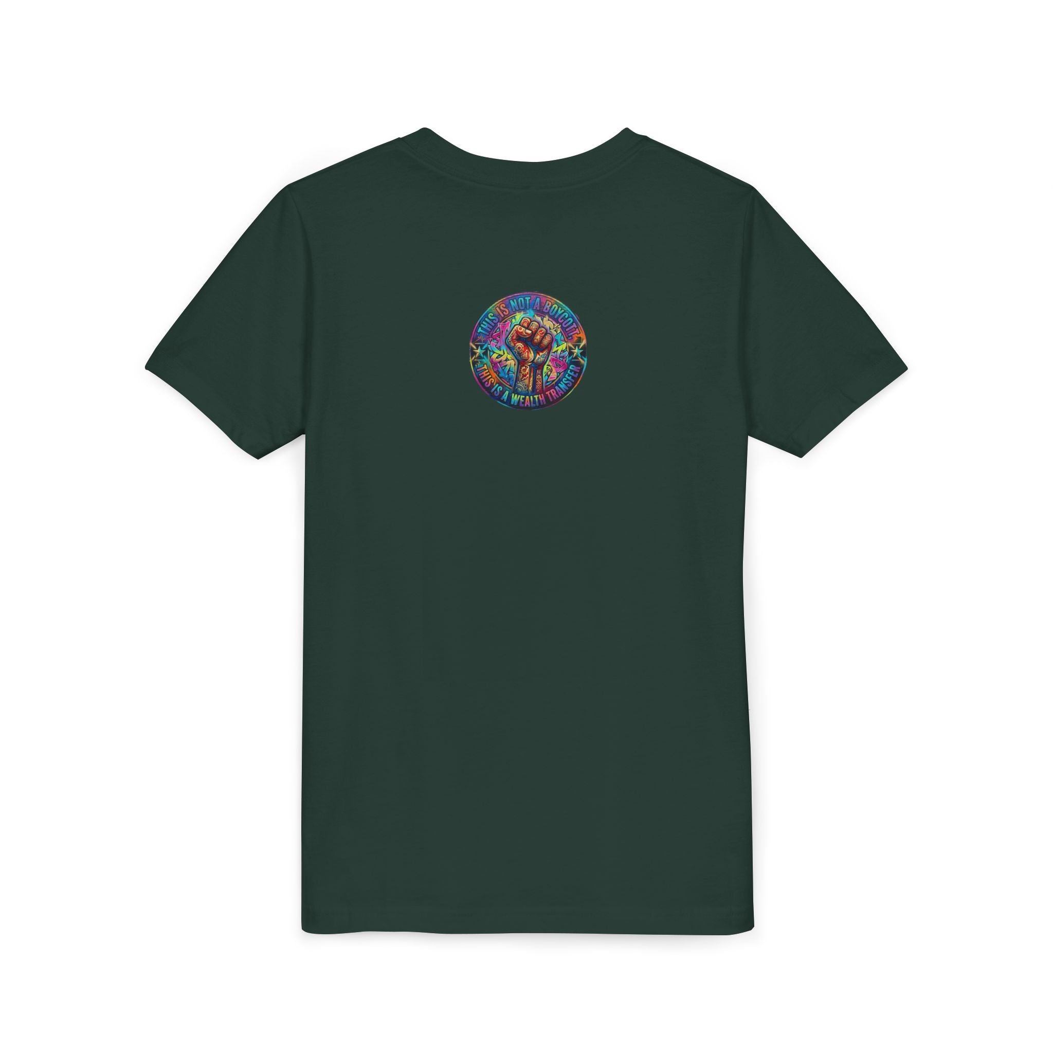 Neon Power Button Tee — Gamer Screen Escape Youth T-Shirt