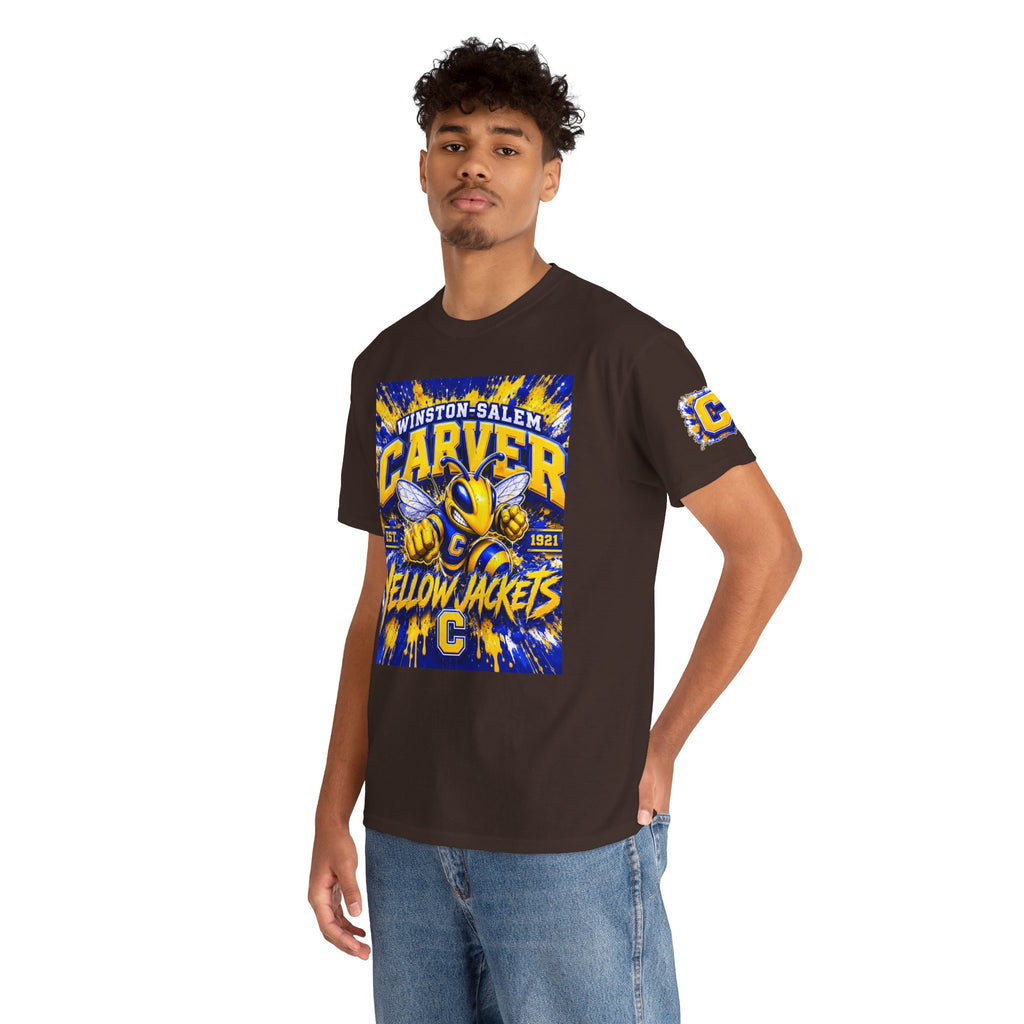 Carver Yellow Jackets T-Shirt — Winston-Salem High School Mascot Tee