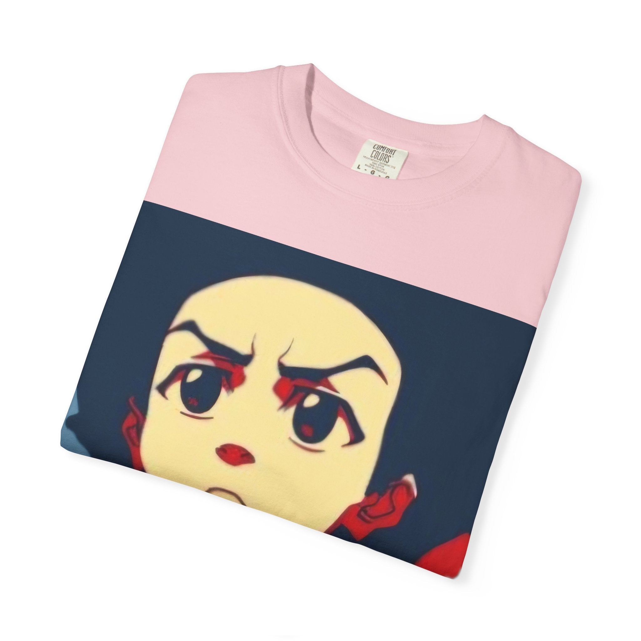 Graphic T-Shirt — Bold Pop-Art Anime Portrait (Front) + “This Is Not A Boycott, It’s A Movement” Fist Emblem (Back)