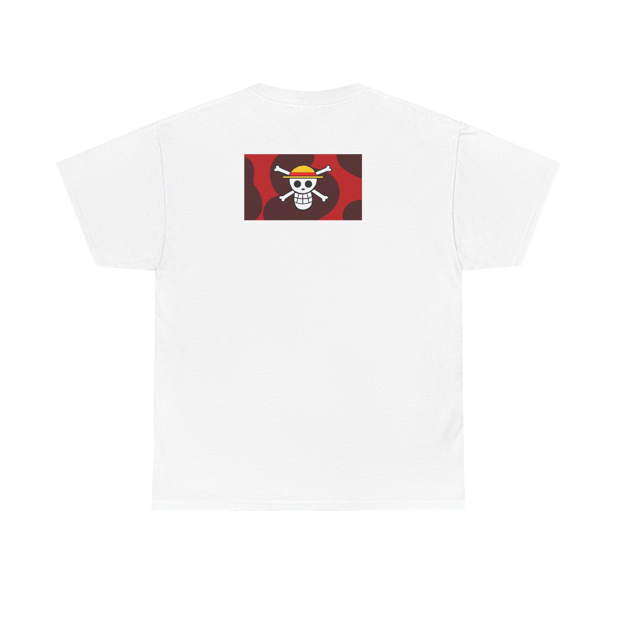 One Piece Luffy Straw Hat T‑Shirt — Anime Pirate Crew Graphic Tee