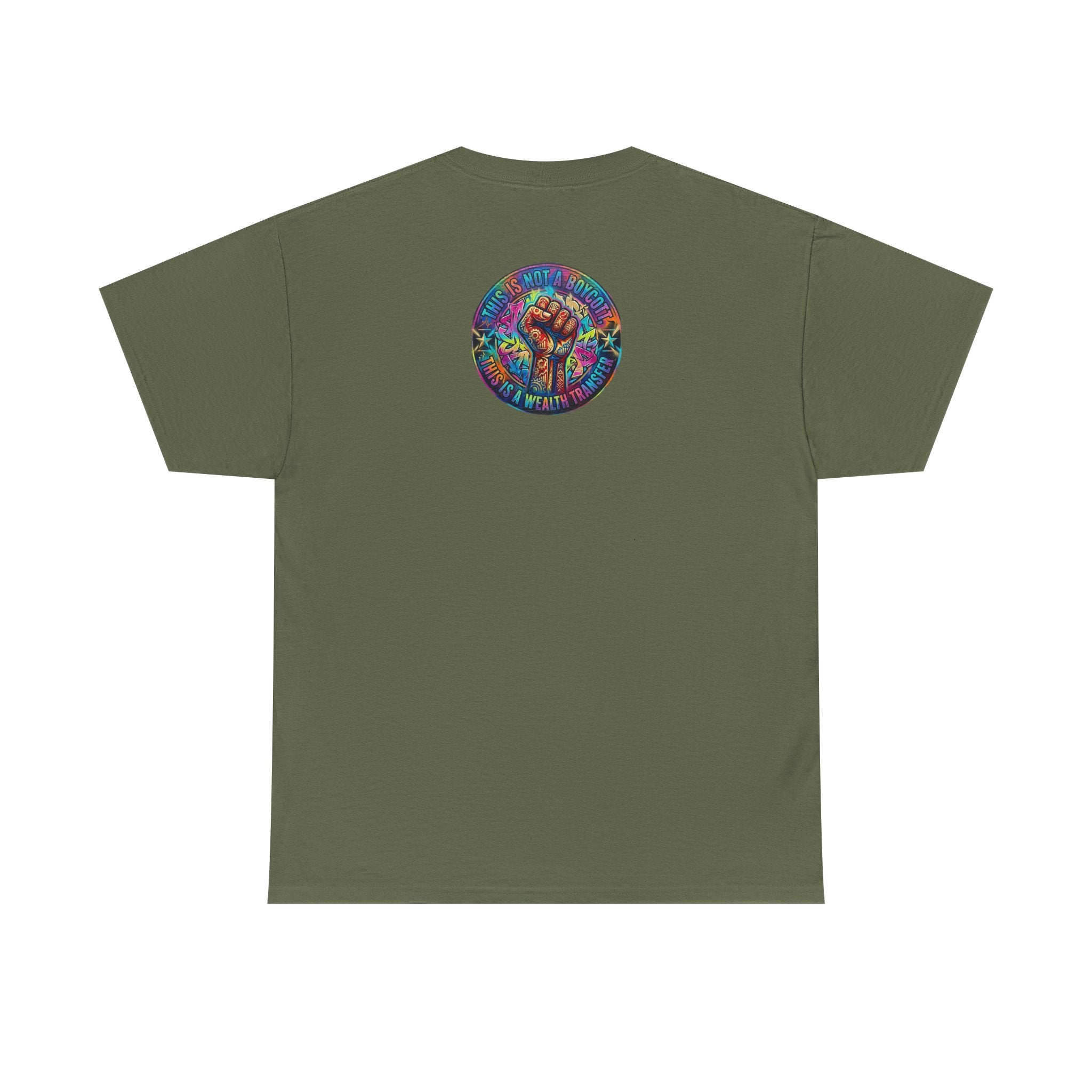 Graphic Tee — Vintage Afrocentric Joker Portrait & Psychedelic Raised Fist Art