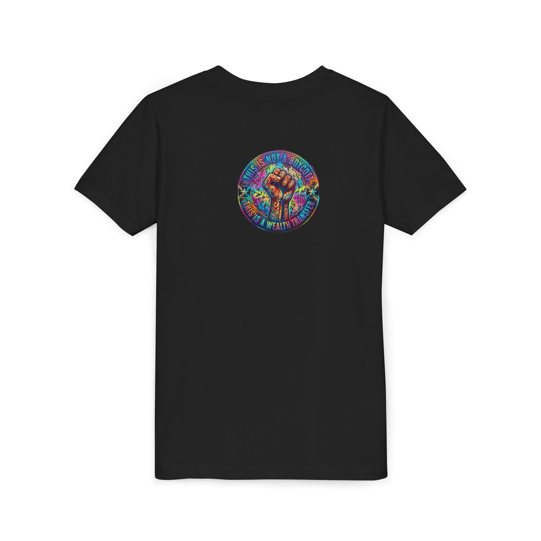 Retro Pixel Explosion Youth Tee — Smiling Avatar, Hearts, Gems & Controllers
