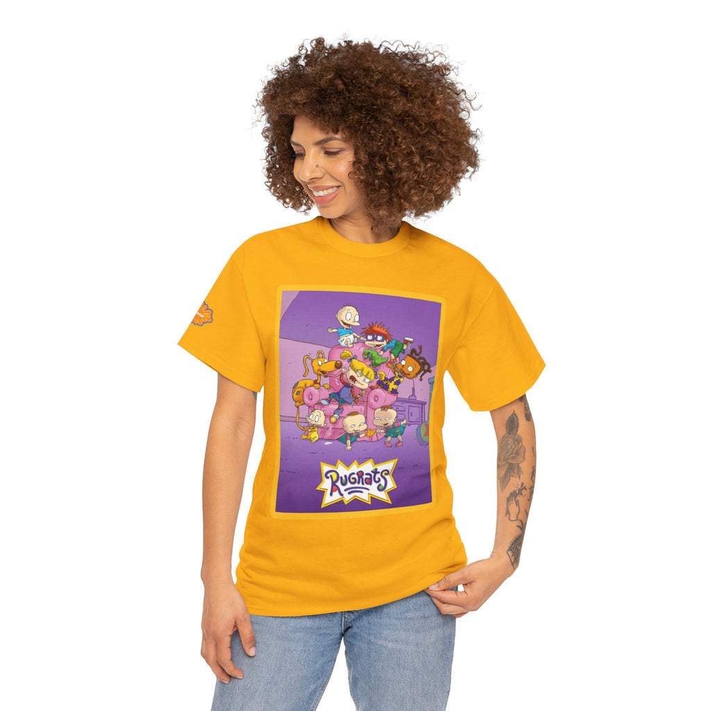 Rugrats Character Collage Tee — Retro Nickelodeon Kids Cartoon T-Shirt