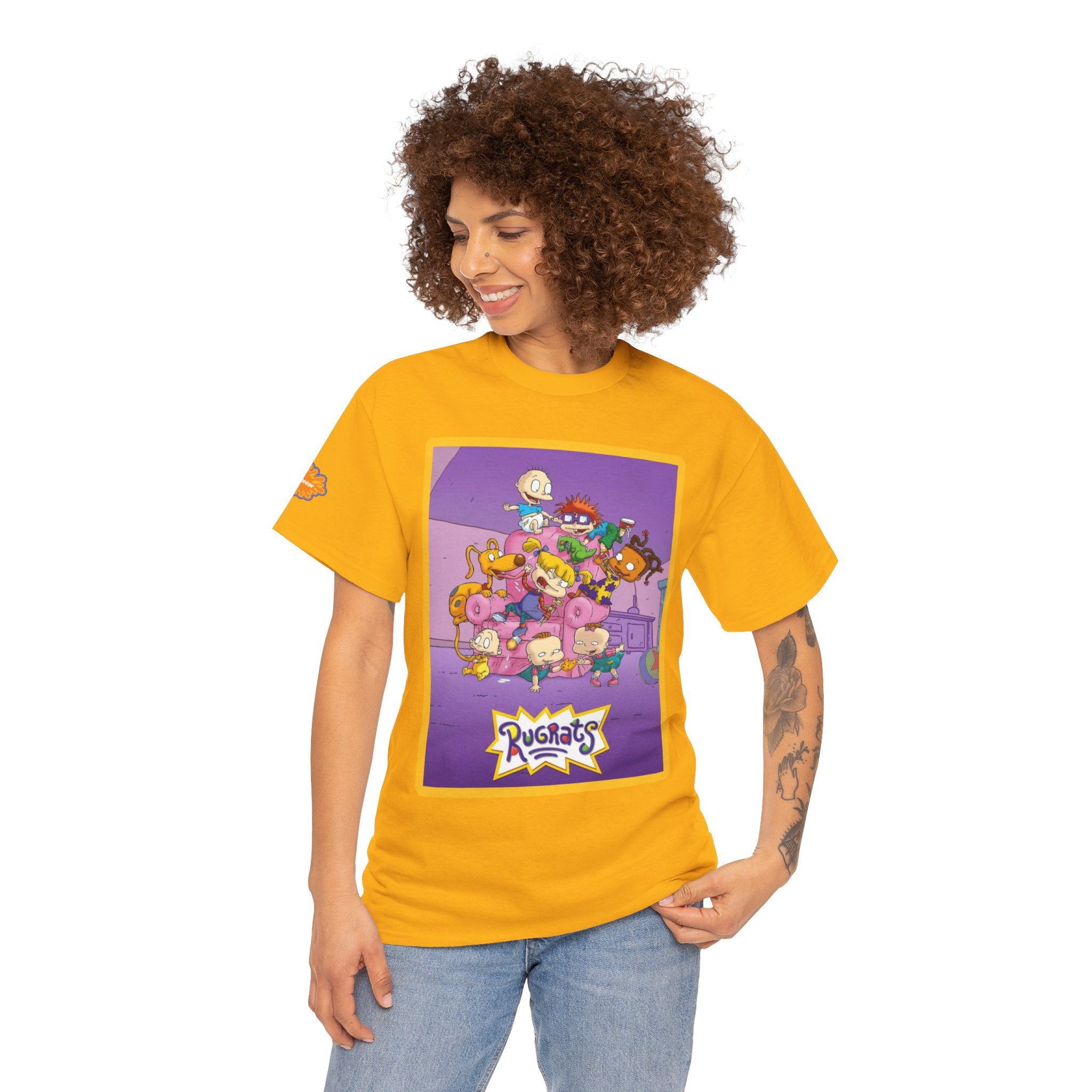 Rugrats Character Collage Tee — Retro Nickelodeon Kids Cartoon T-Shirt