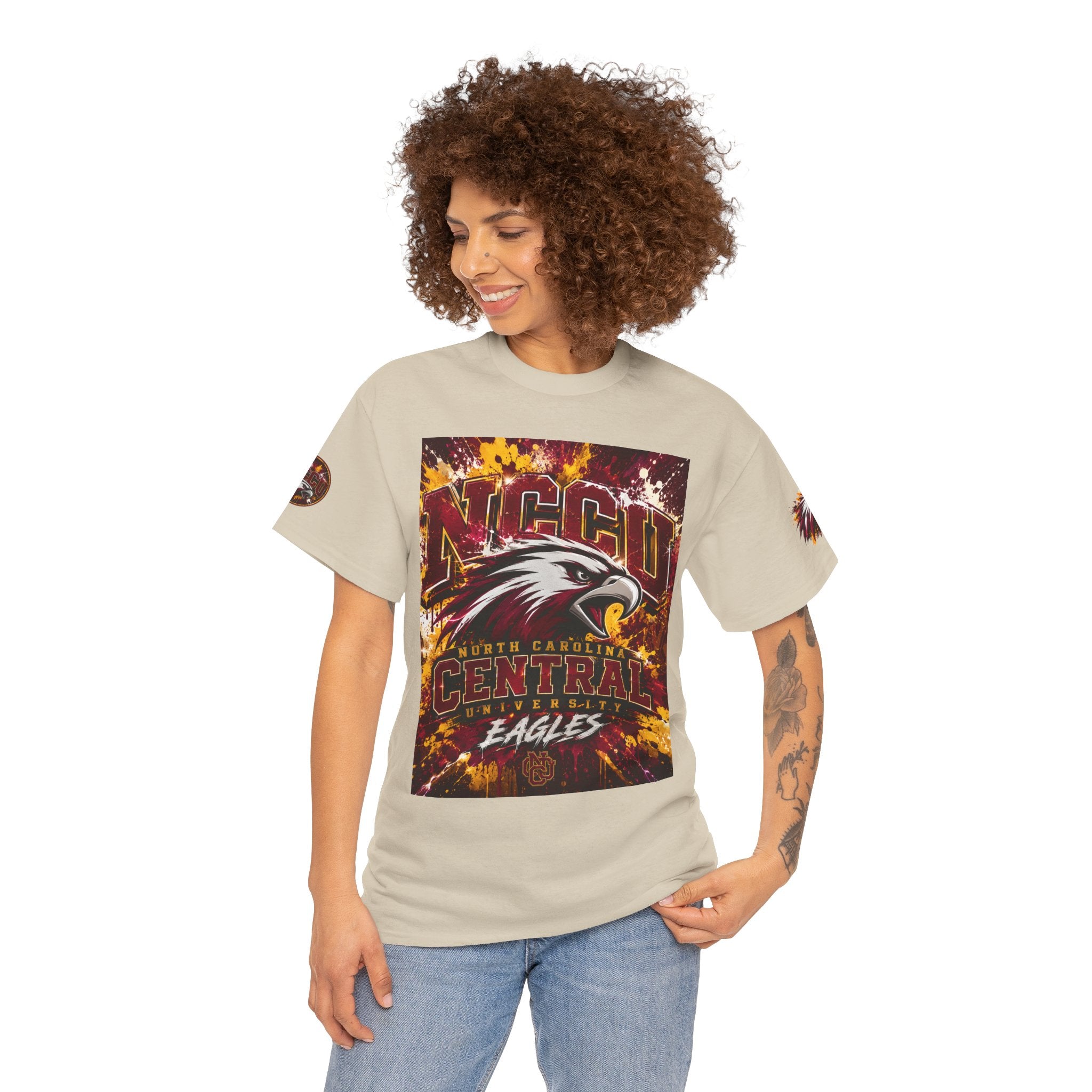 Central Eagles Graphic Tee — North Carolina Central University Mascot T‑Shirt