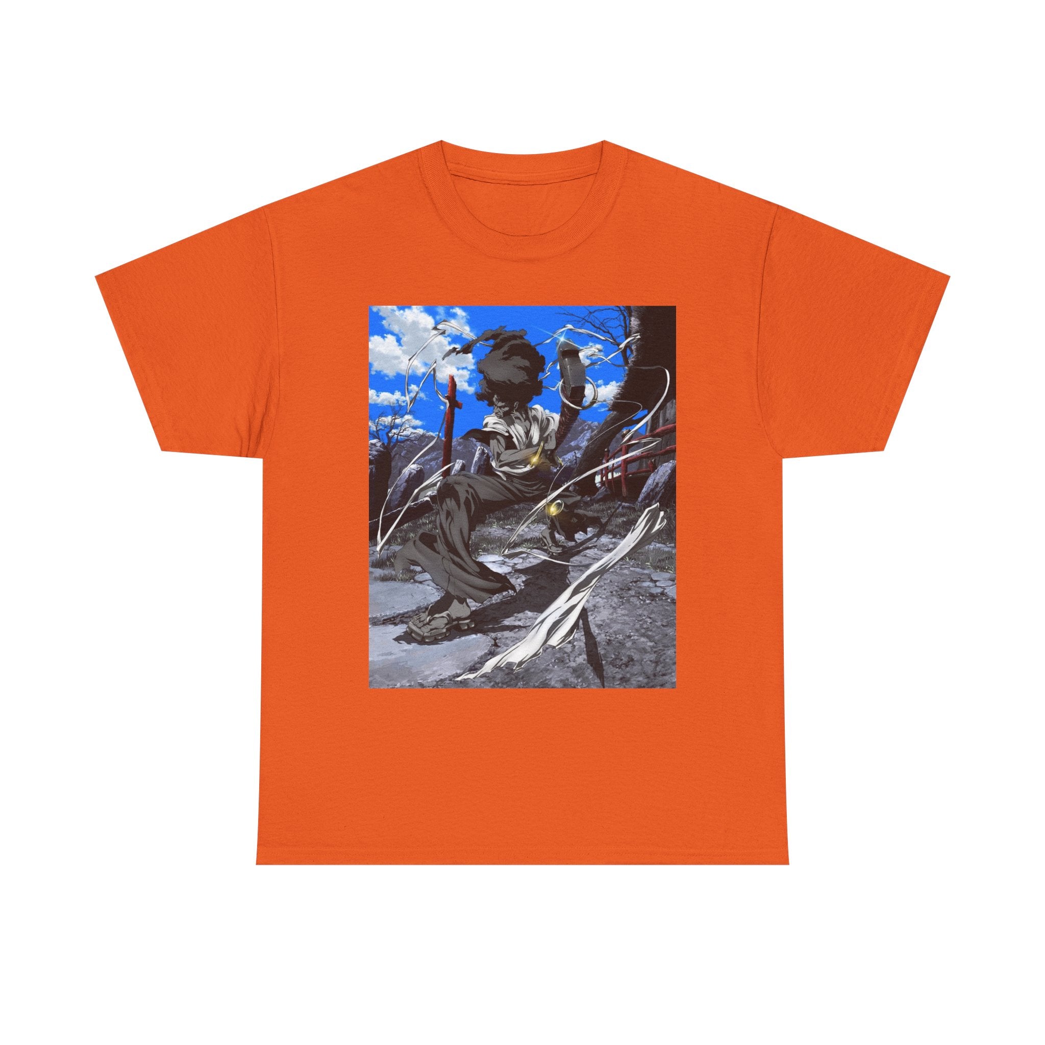 Afro Samurai Graphic Tee — Anime Streetwear T‑Shirt
