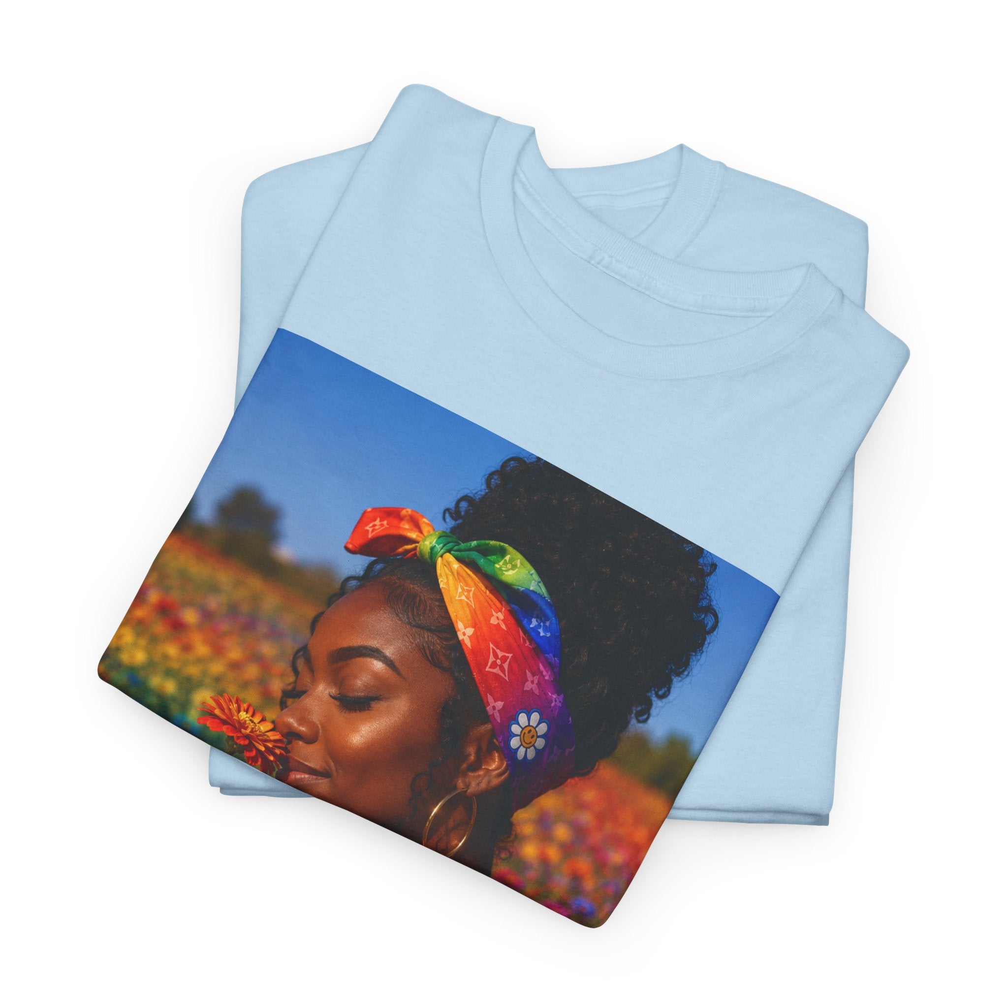 T-Shirt — Rainbow Empowerment Portrait Tee ("This Is Not A Boycott, This Is A Human Transaction")