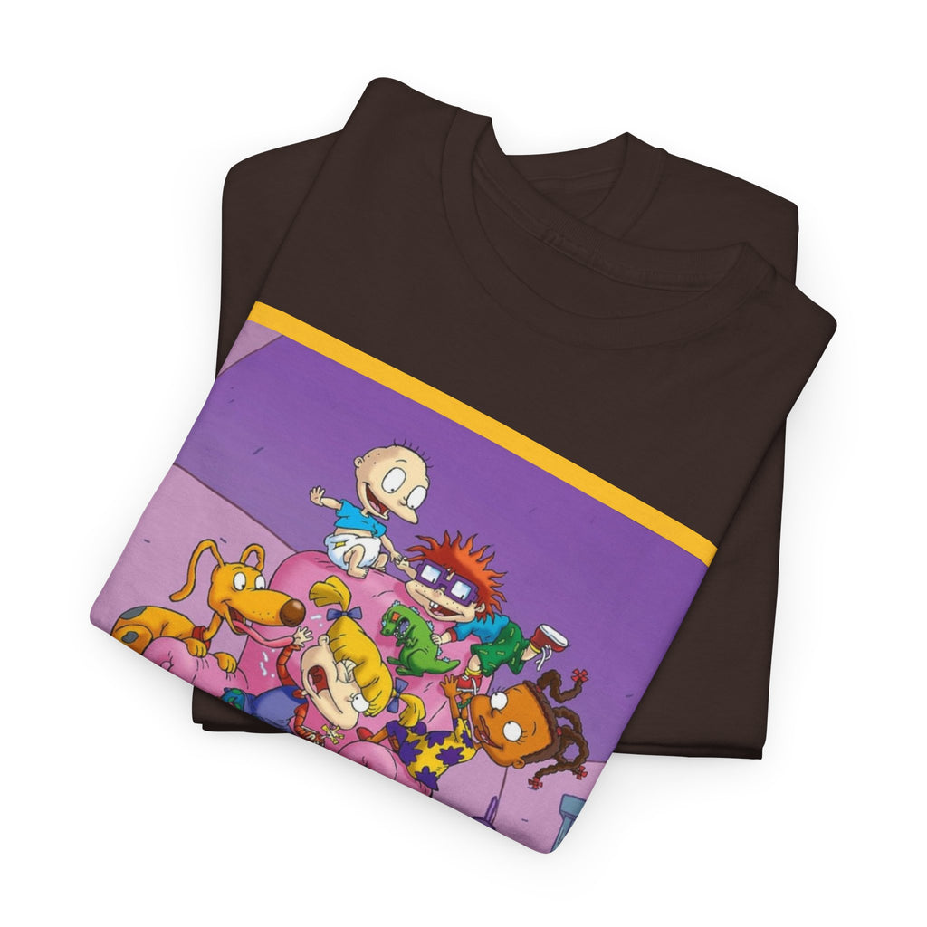 Rugrats Character Collage Tee — Retro Nickelodeon Kids Cartoon T-Shirt