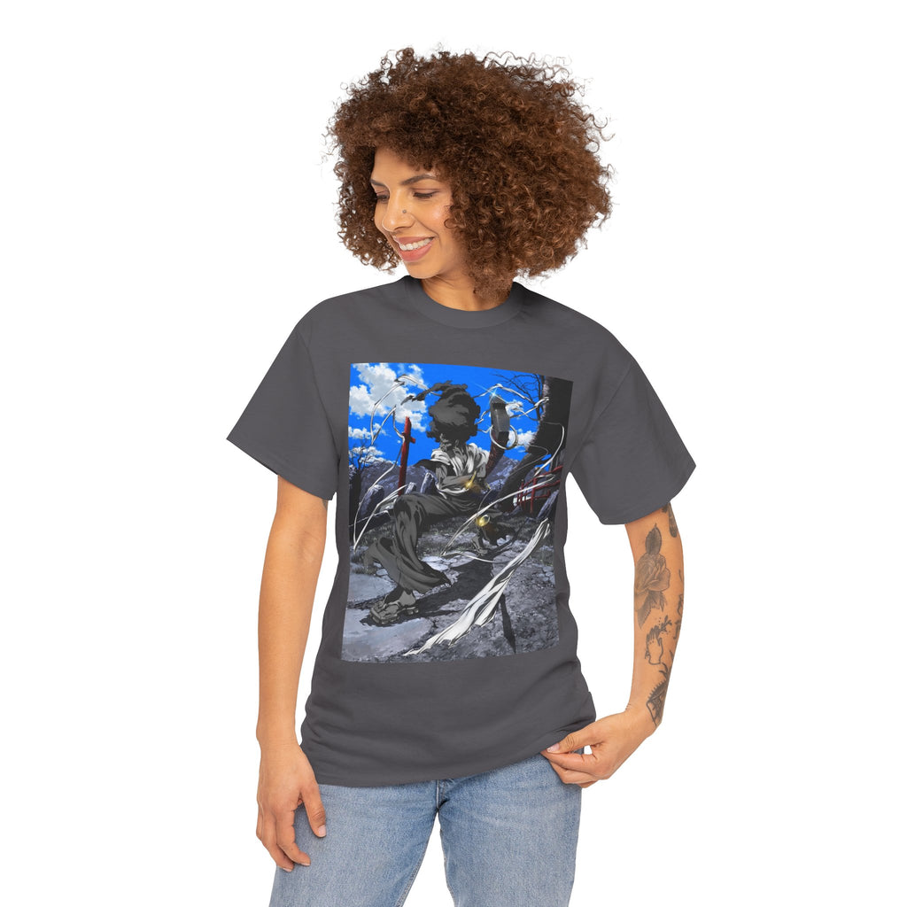 Afro Samurai Graphic Tee — Anime Streetwear T‑Shirt