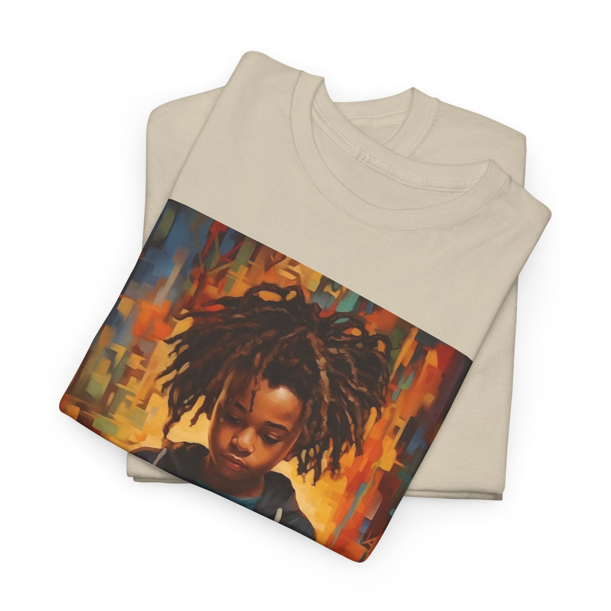 Graphic Tee — 'This Is Not A Boycott, This Is A Wealth Transfer' Back Print with Reading Child Artwork