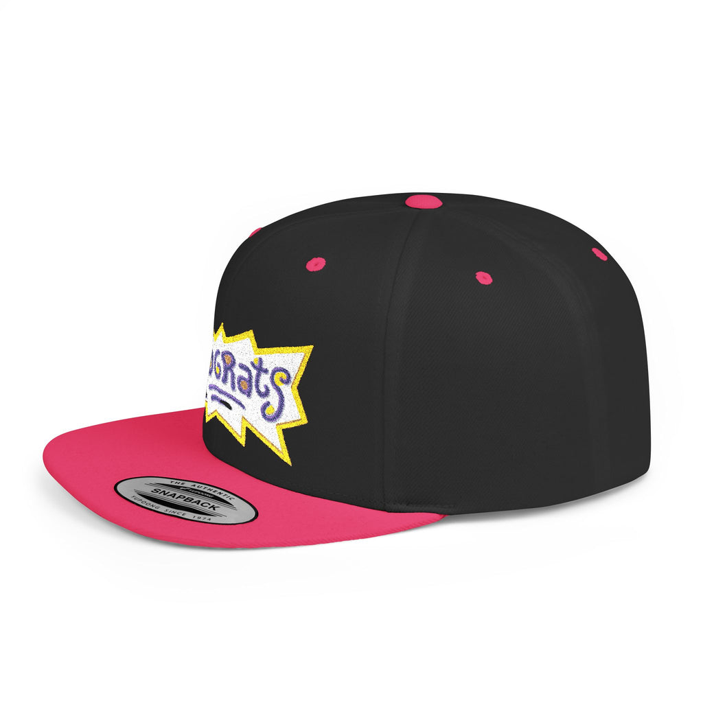 Snapback Hat — Retro 'Rugrats' Logo Flat Bill Cap