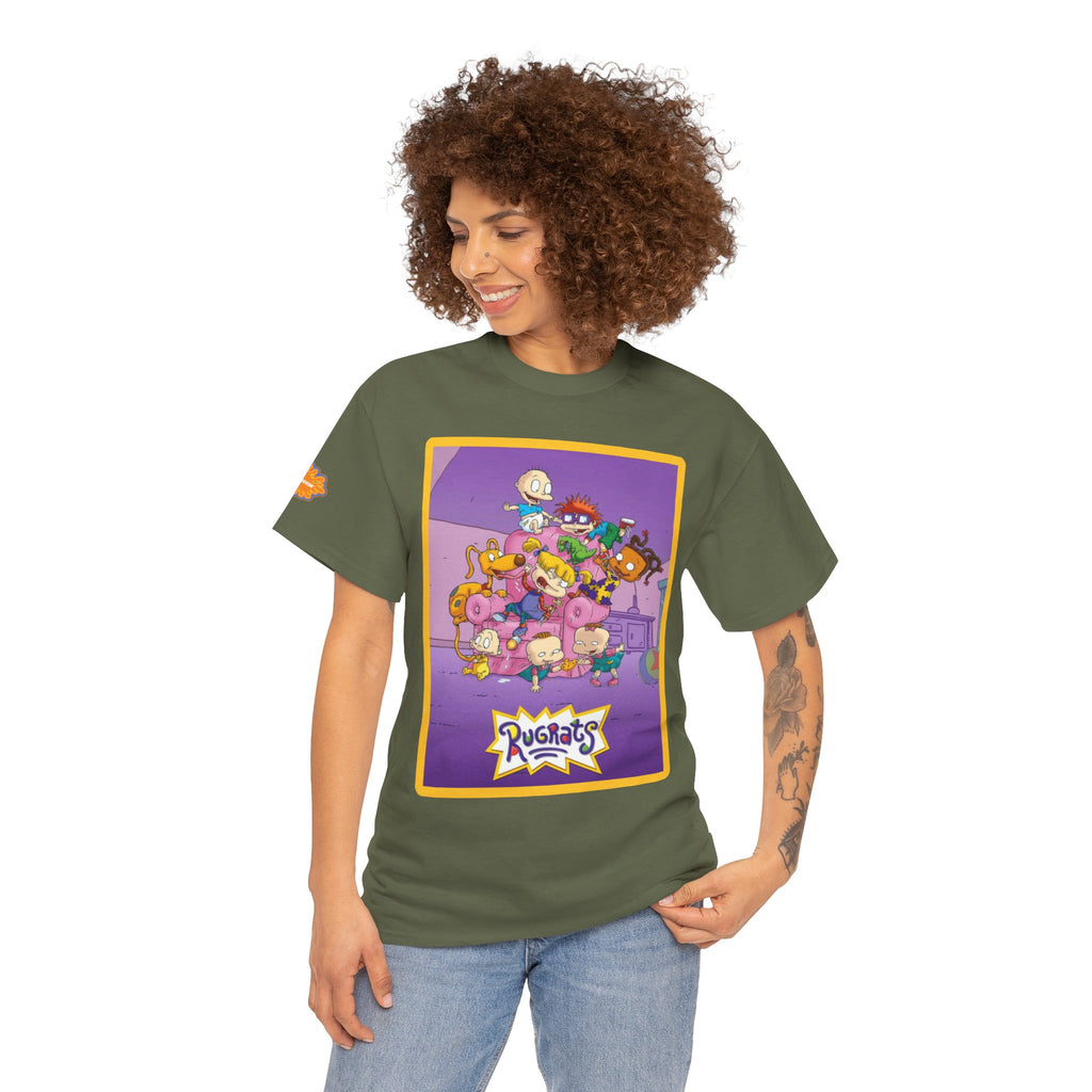 Rugrats Character Collage Tee — Retro Nickelodeon Kids Cartoon T-Shirt