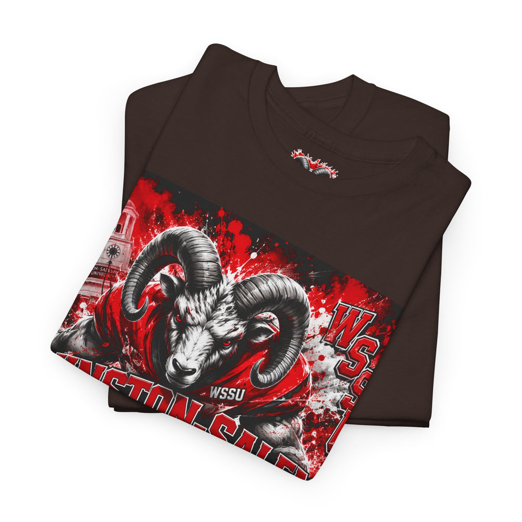 Winston‑Salem State Rams Ram Head Tee — Bold College Spirit T‑Shirt