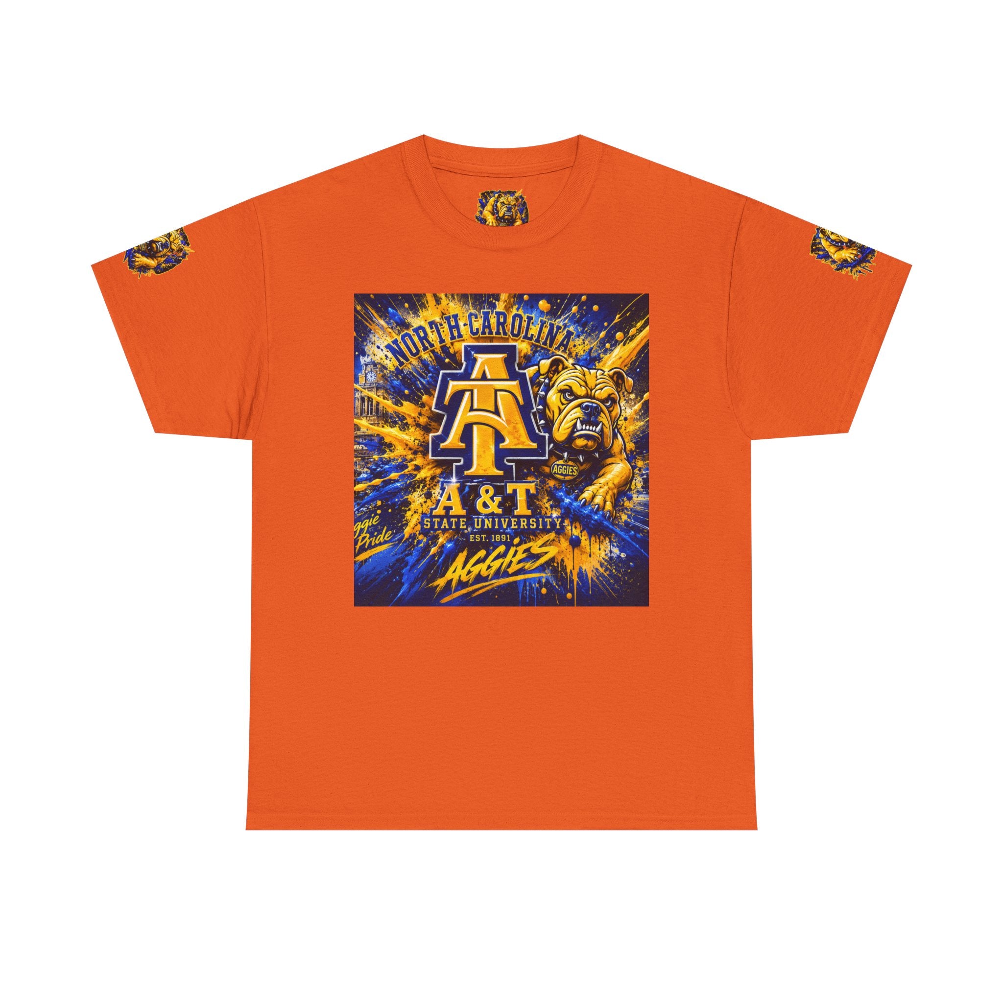 North Carolina A&T Aggies Bulldog T-Shirt — A&T Logo College Tee