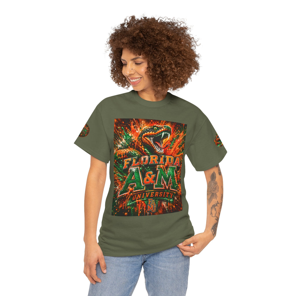 Florida A&M University Rattler Tee — Vintage Snake Mascot College T-Shirt