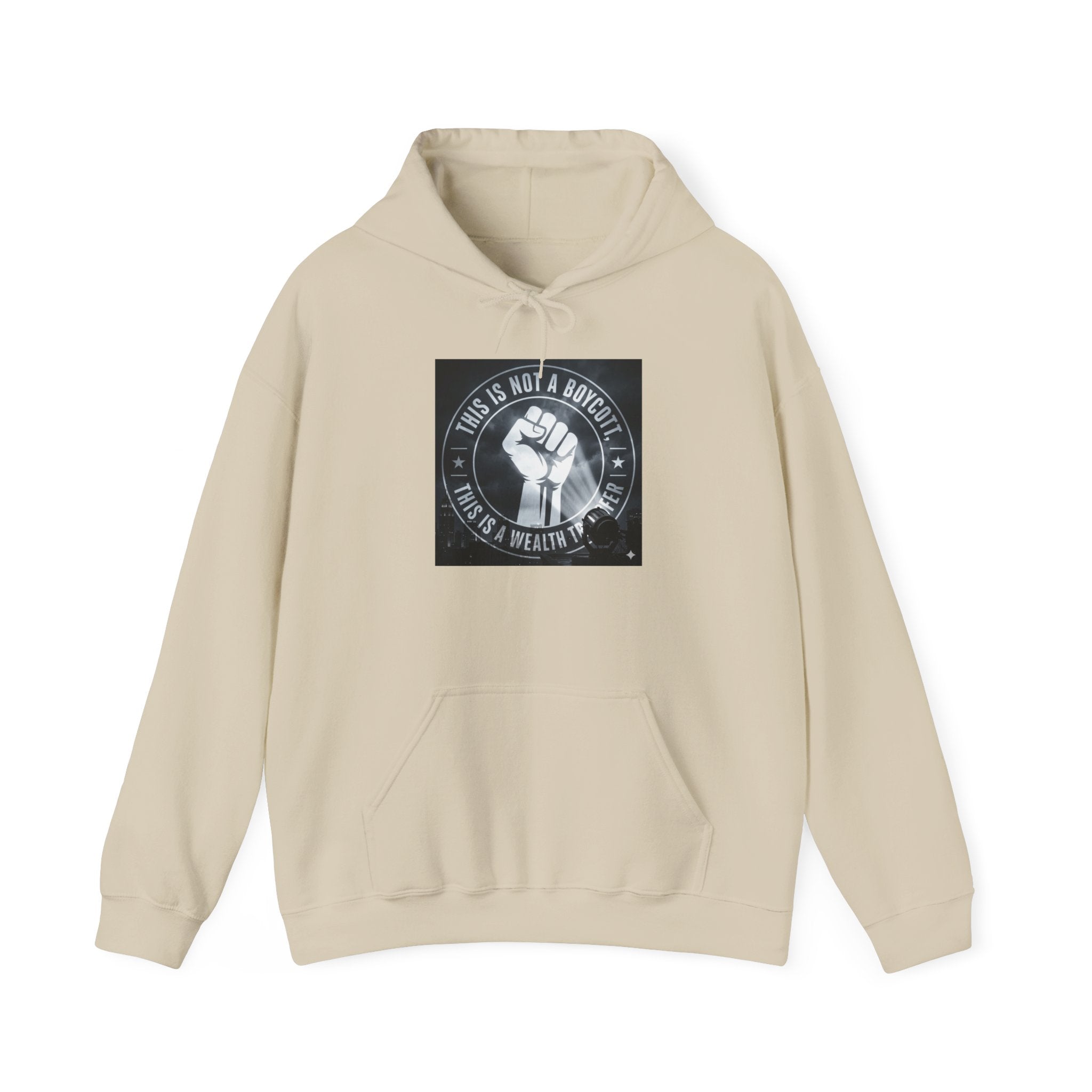 Hoodie — "This Is Not a Moment" Raised Fist Social Justice Pullover
