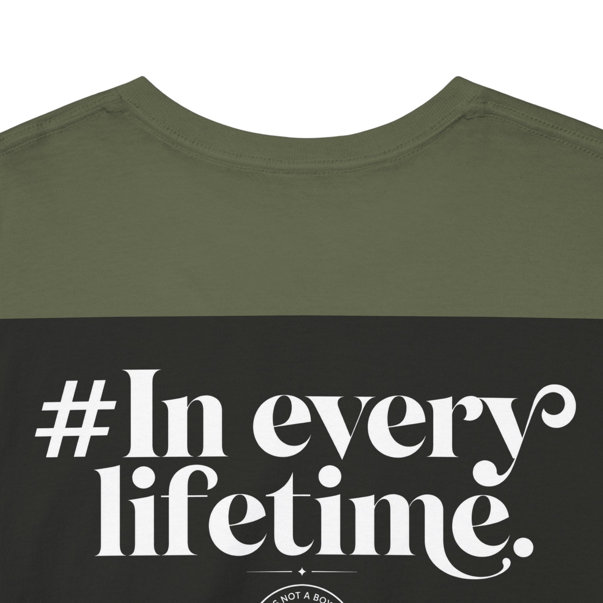 Political Protest Tee — “This Is Not a Boycott, This Is a Wealth Transfer” Shirt (Back: #InEveryLifetime)