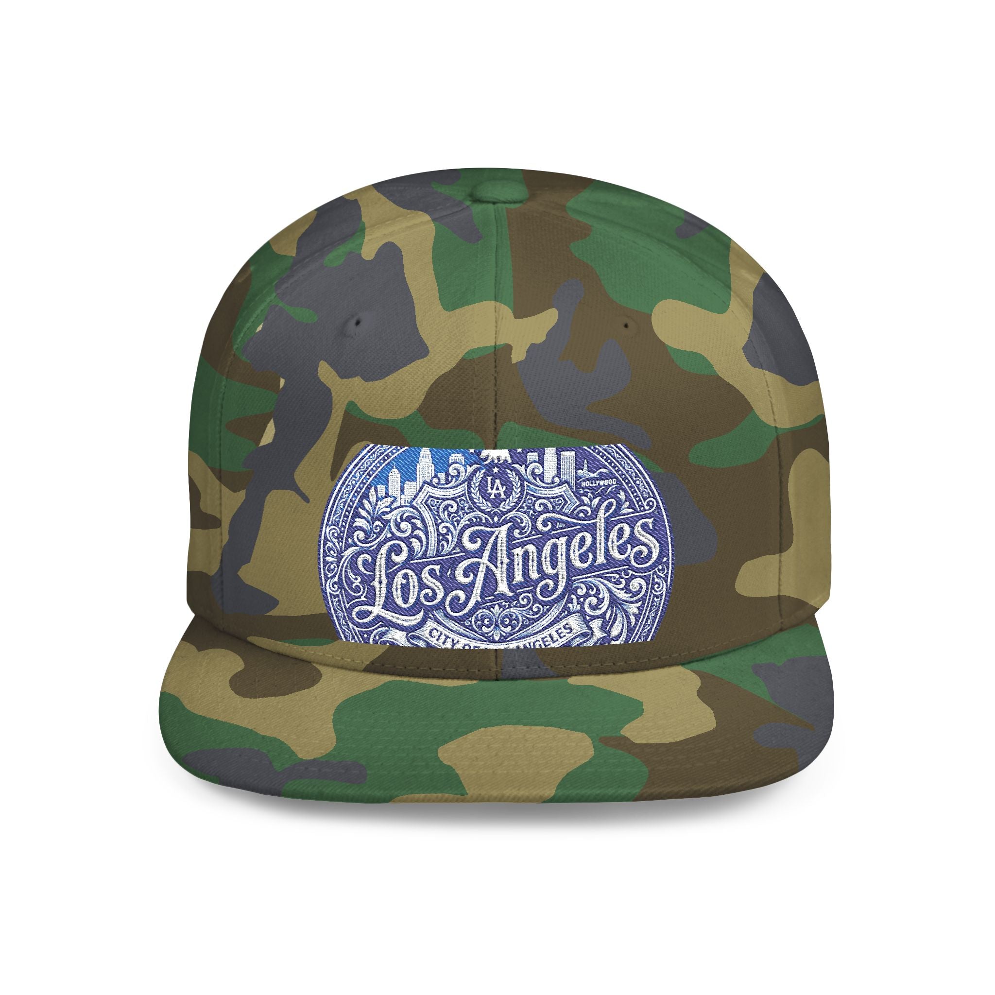 Los Angeles Paisley Flat Bill Snapback Hat
