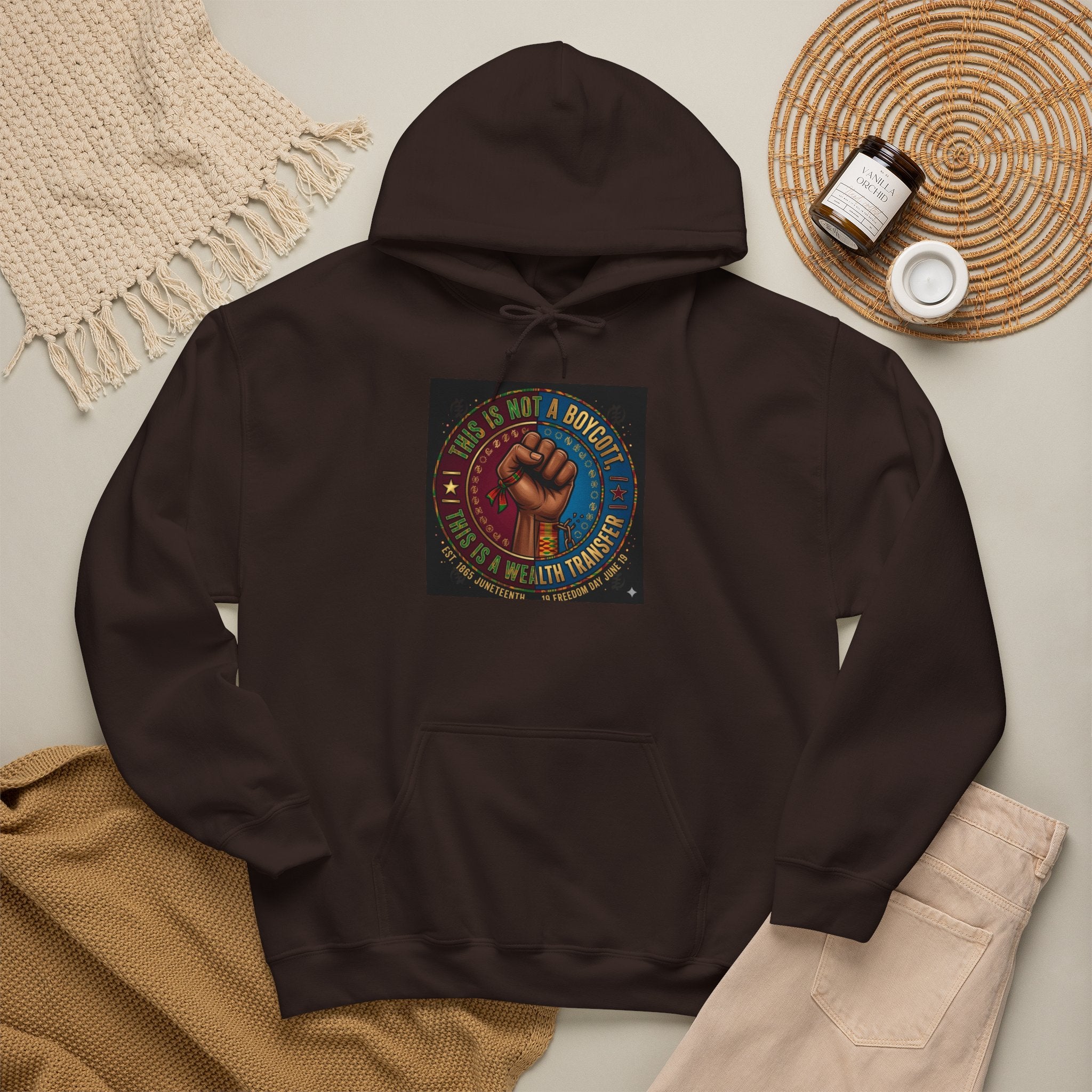 Empowered Unity Hoodie — "We Are a Movement" Fist Graphic Sweatshirt