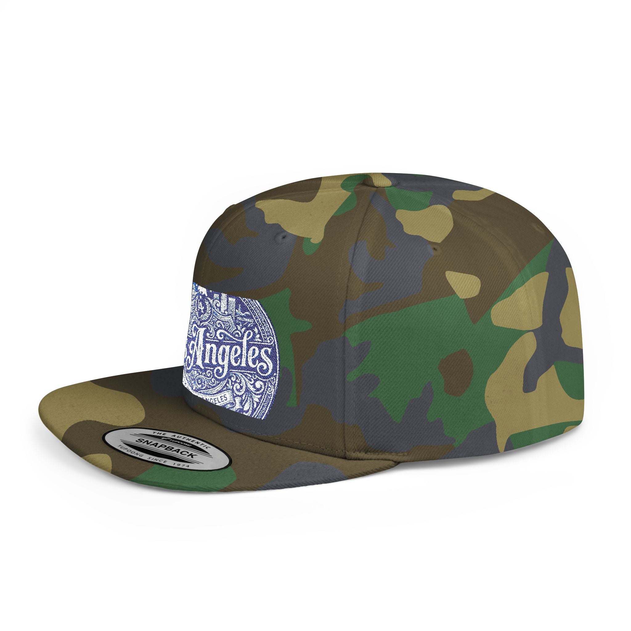 Los Angeles Paisley Flat Bill Snapback Hat