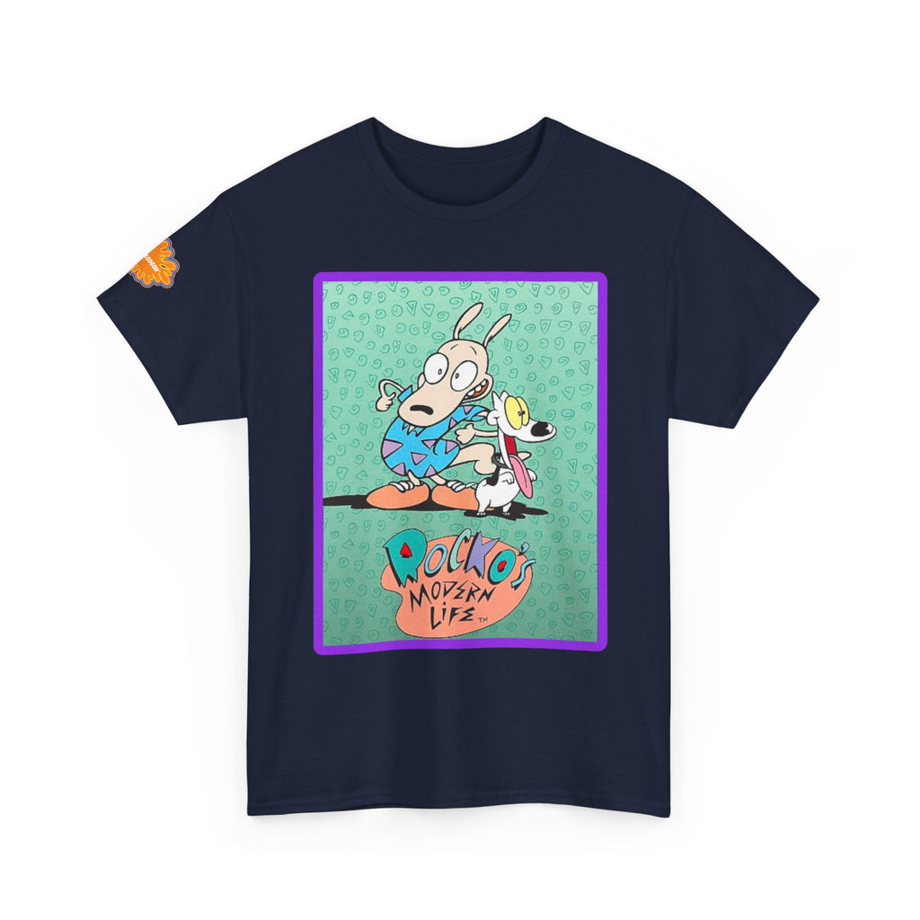 Rocko's Modern Life Cartoon Tee — Retro 90s Nicktoons Graphic T-Shirt
