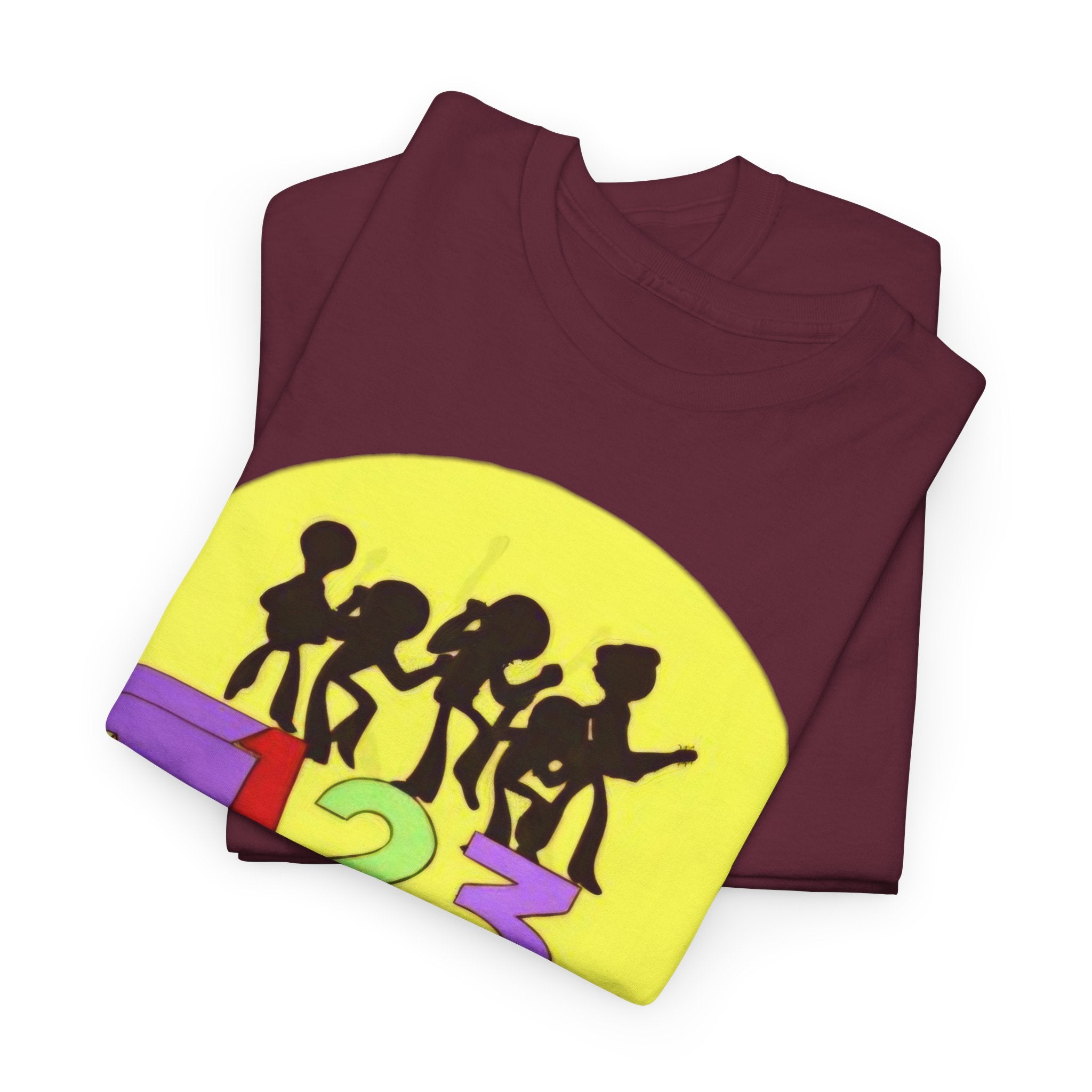 ABC 123 Kids Music Tee — Colorful Educational Rhythm Shirt
