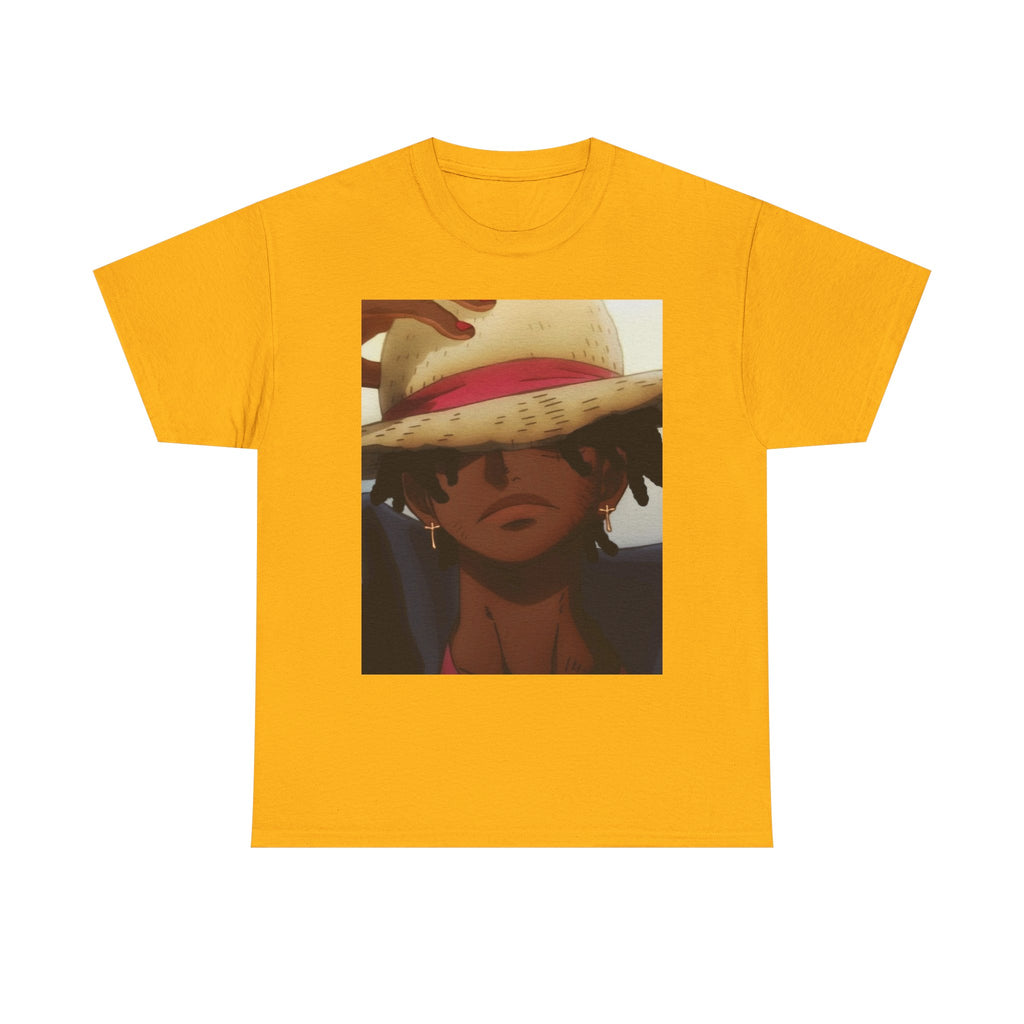 One Piece Luffy Straw Hat T‑Shirt — Anime Pirate Crew Graphic Tee