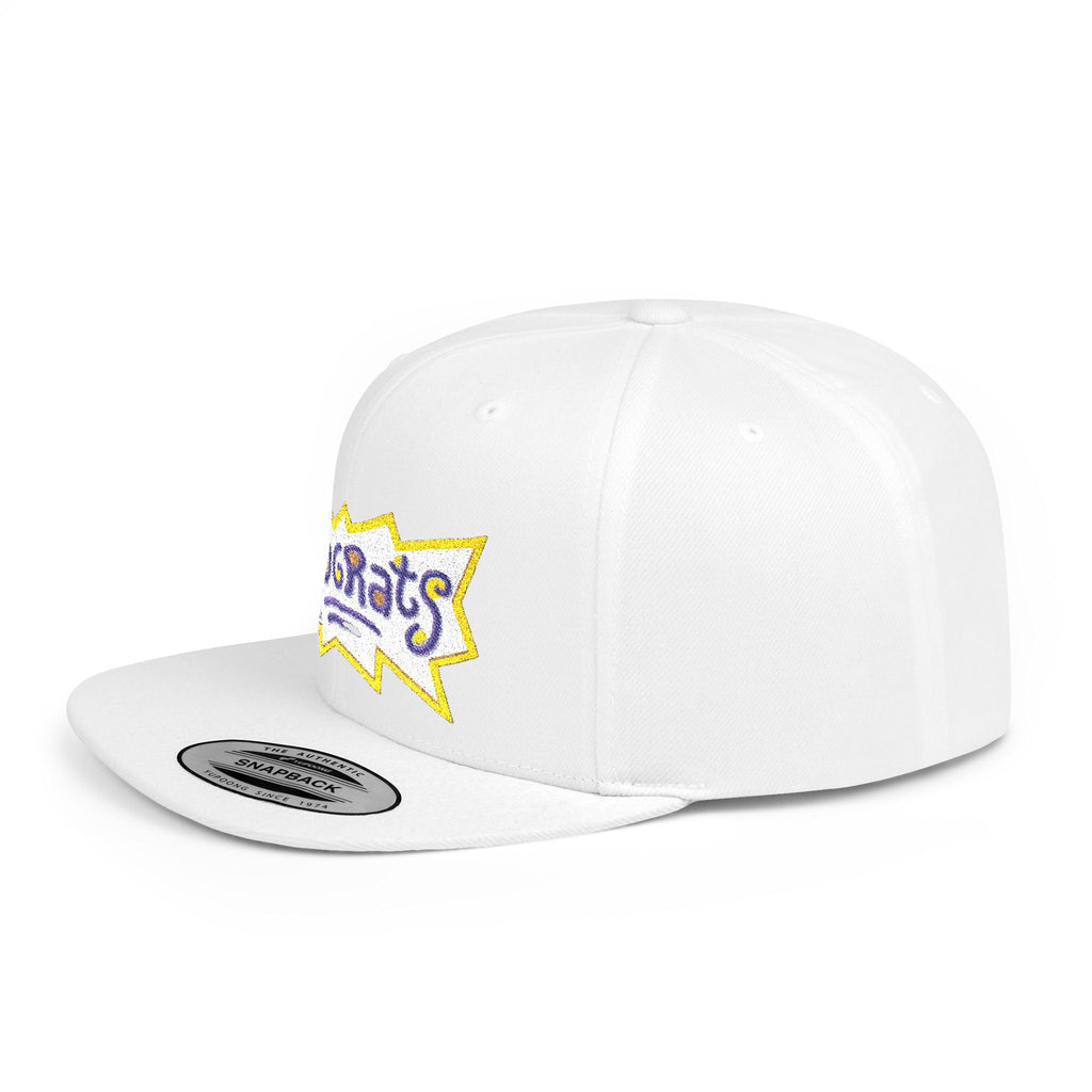 Snapback Hat — Retro 'Rugrats' Logo Flat Bill Cap