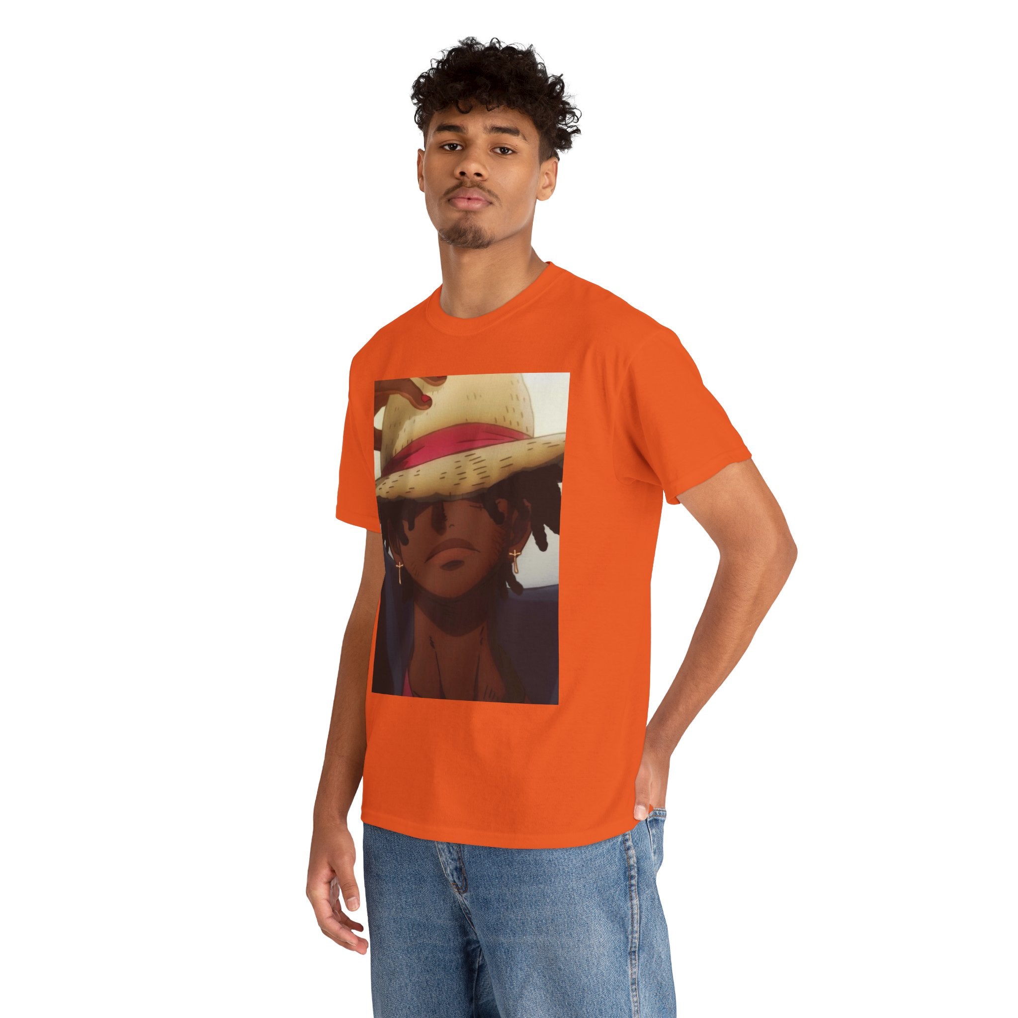 One Piece Luffy Straw Hat T‑Shirt — Anime Pirate Crew Graphic Tee