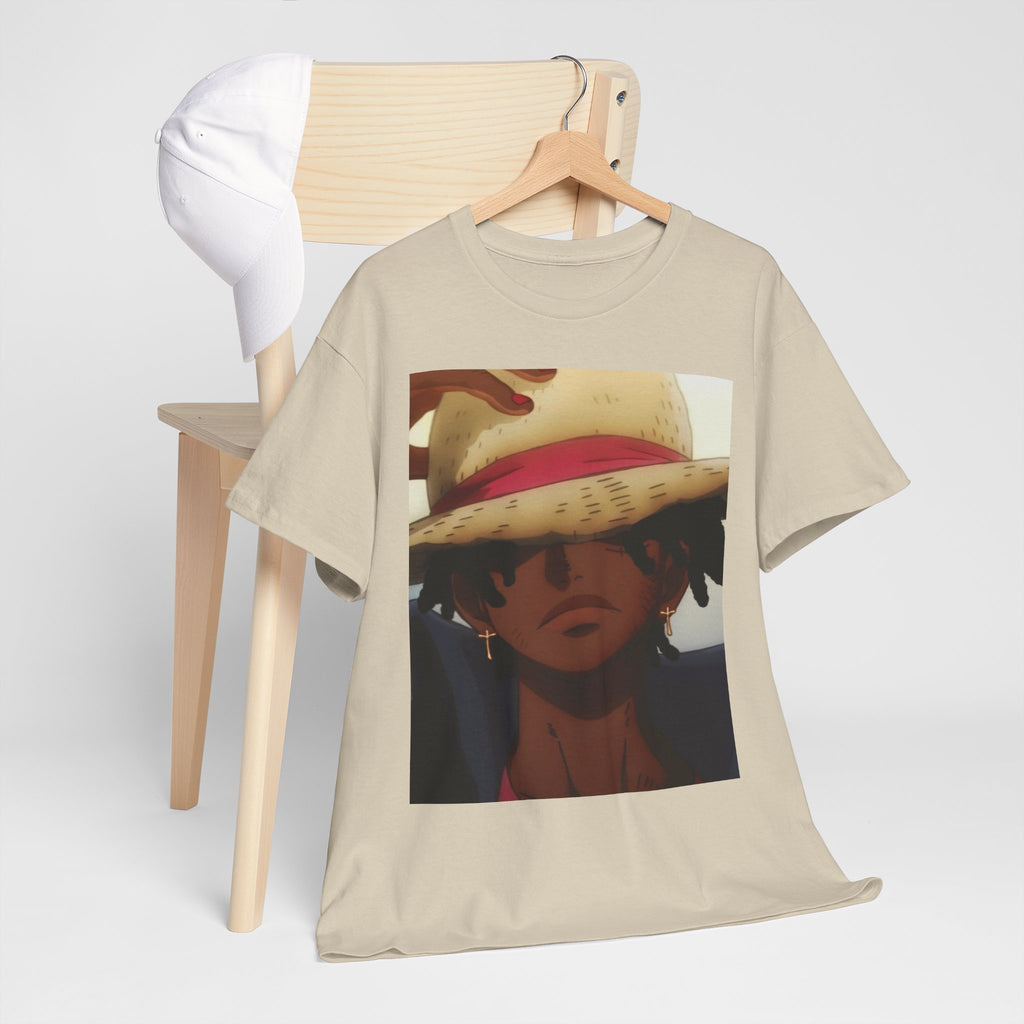 One Piece Luffy Straw Hat T‑Shirt — Anime Pirate Crew Graphic Tee