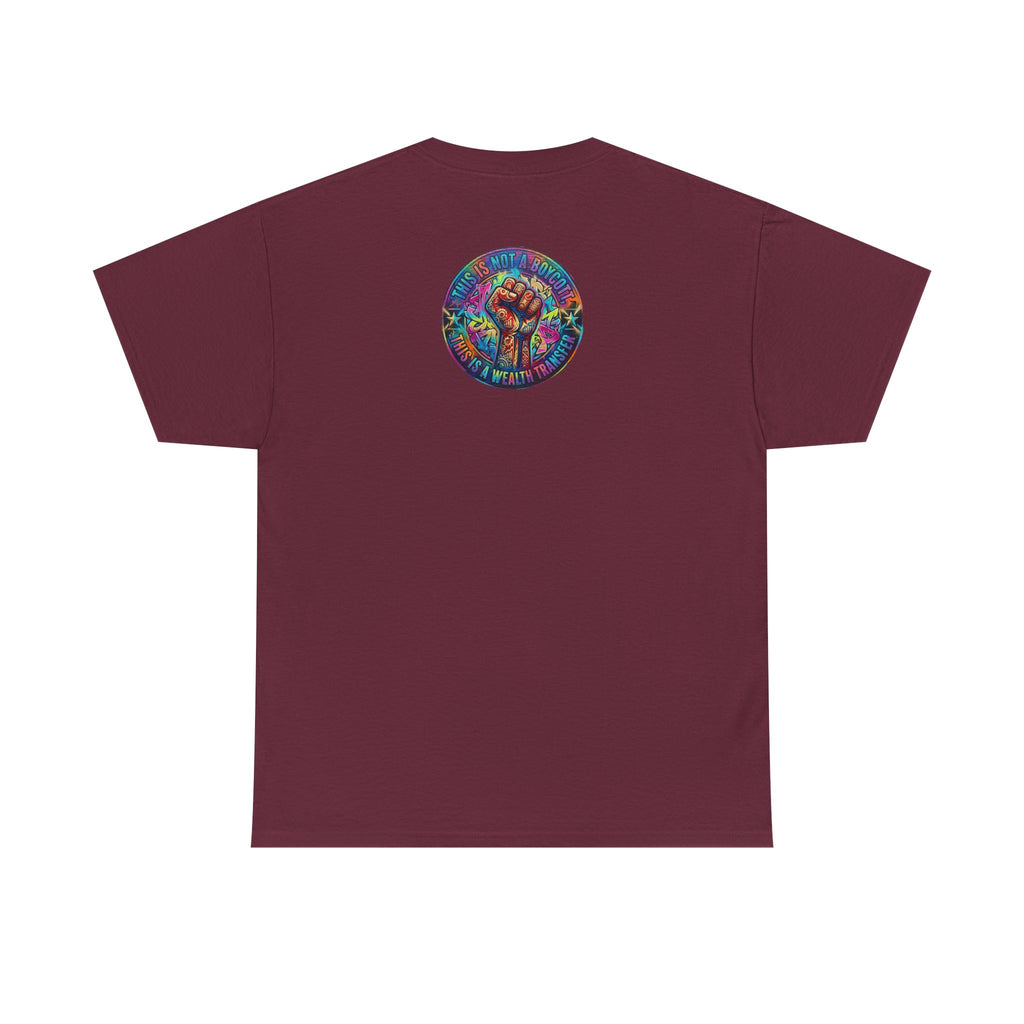 Graphic Tee — Vintage Afrocentric Joker Portrait & Psychedelic Raised Fist Art