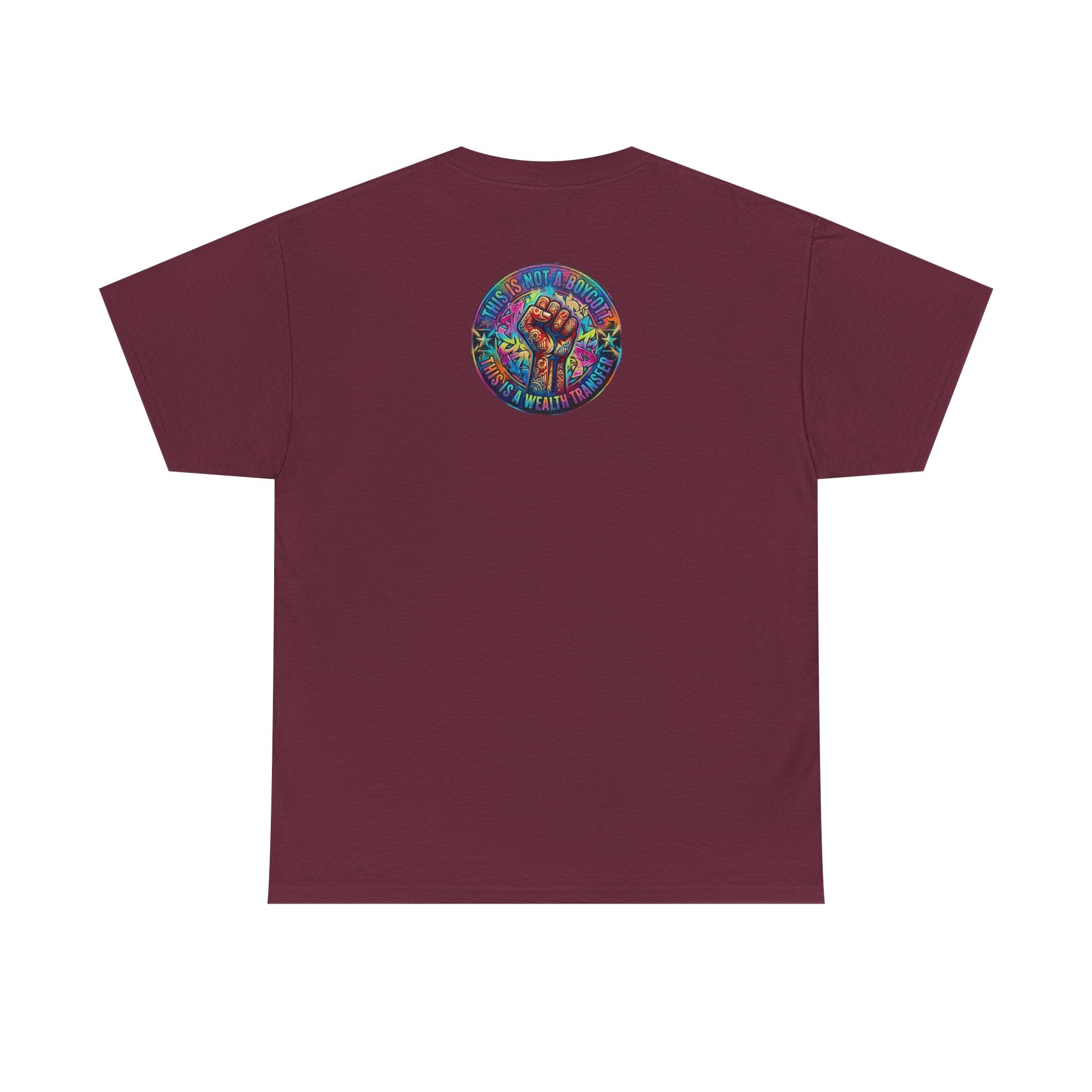 Graphic Tee — Vintage Afrocentric Joker Portrait & Psychedelic Raised Fist Art