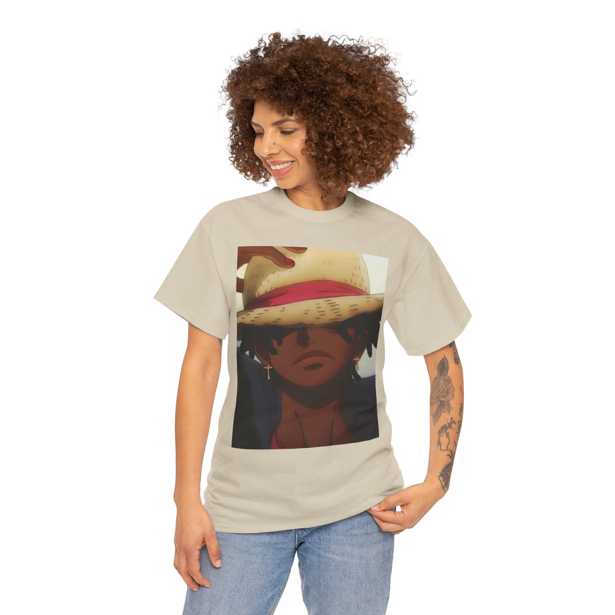 One Piece Luffy Straw Hat T‑Shirt — Anime Pirate Crew Graphic Tee