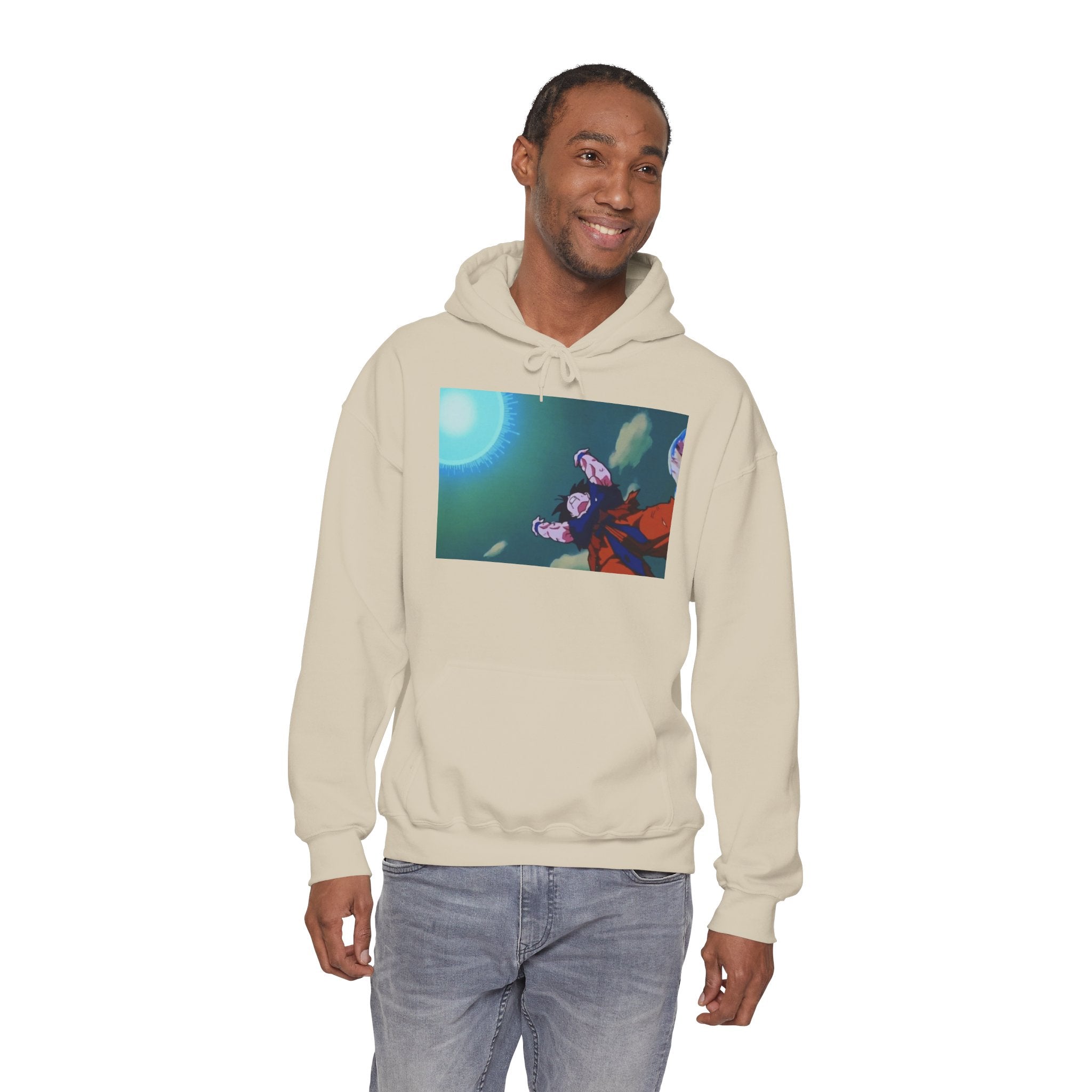 Anime Night Sky Hoodie — Girls Under the Moon Graphic Sweatshirt