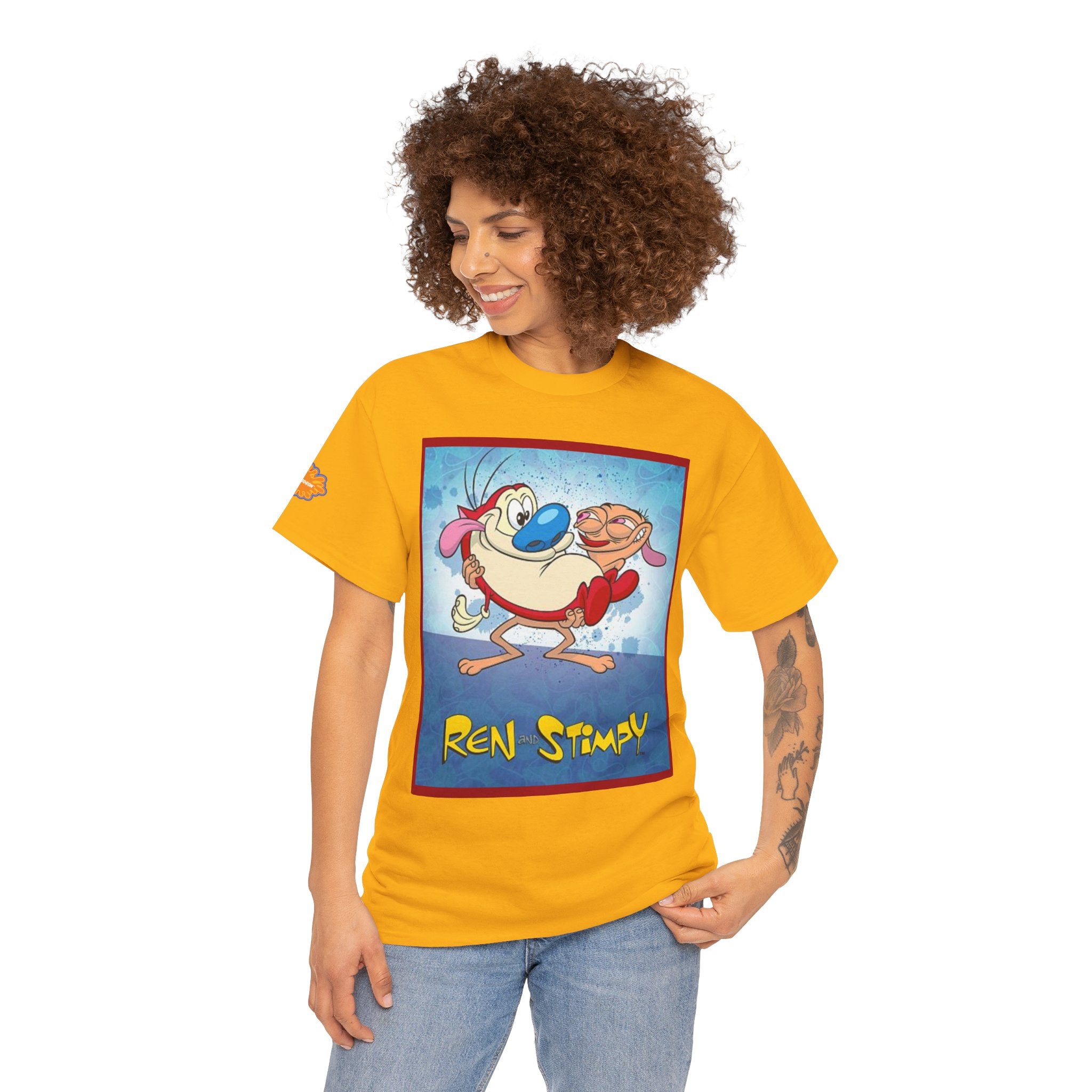 Ren & Stimpy Graphic Tee — Retro Nickelodeon Cartoon T-Shirt