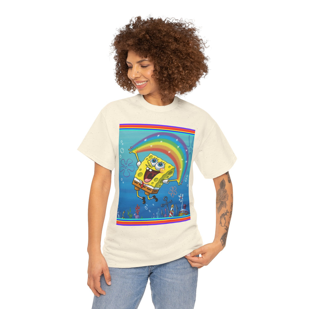 SpongeBob Rainbow SquarePants T-Shirt — Nickelodeon Graphic Tee