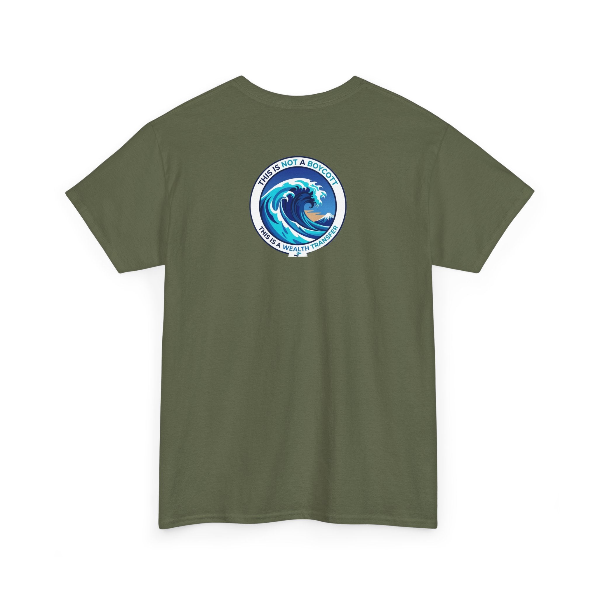 T-Shirt — Coastal Wave Graphic Tee (Ocean Sunset Wave Art)